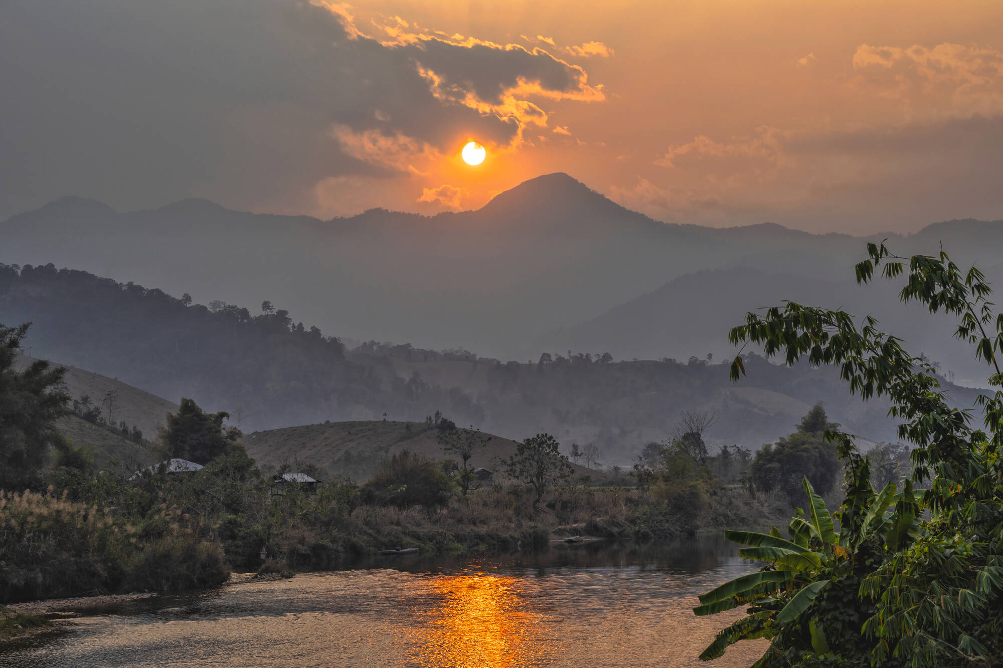 Luang Prabang Entdecken: Laos Luang Prabang Mekong River Cruise