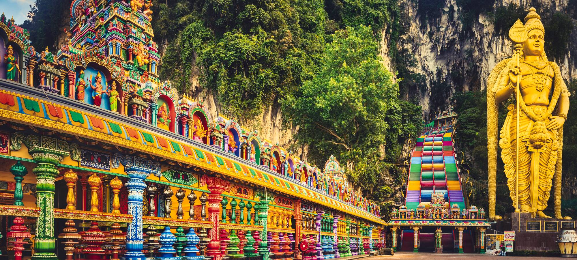 Selbstfahrertour Malaysia - Westküste ab Kuala Lumpur: Malaysia Hindutempel Batu Höhlen