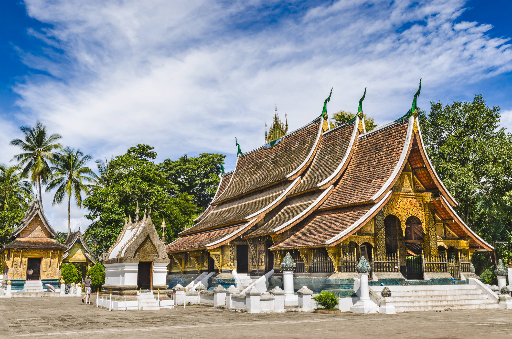 Luang Prabang Entdecken: Laos Luang Prabang Wat Xieng Thong