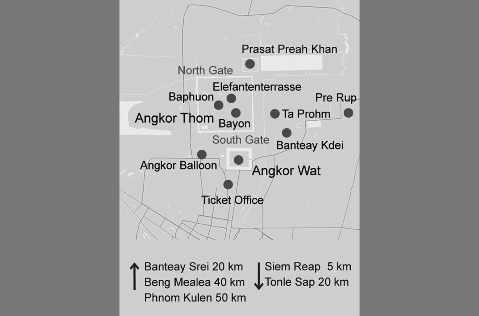 Mystisches Angkor ab Siem Reap: _Karte_kambodscha-mystisches-angkor_copyright: Stepmap, 123map-2013 Daten: OpenStreetMap, Lizenz ODbL 1.0