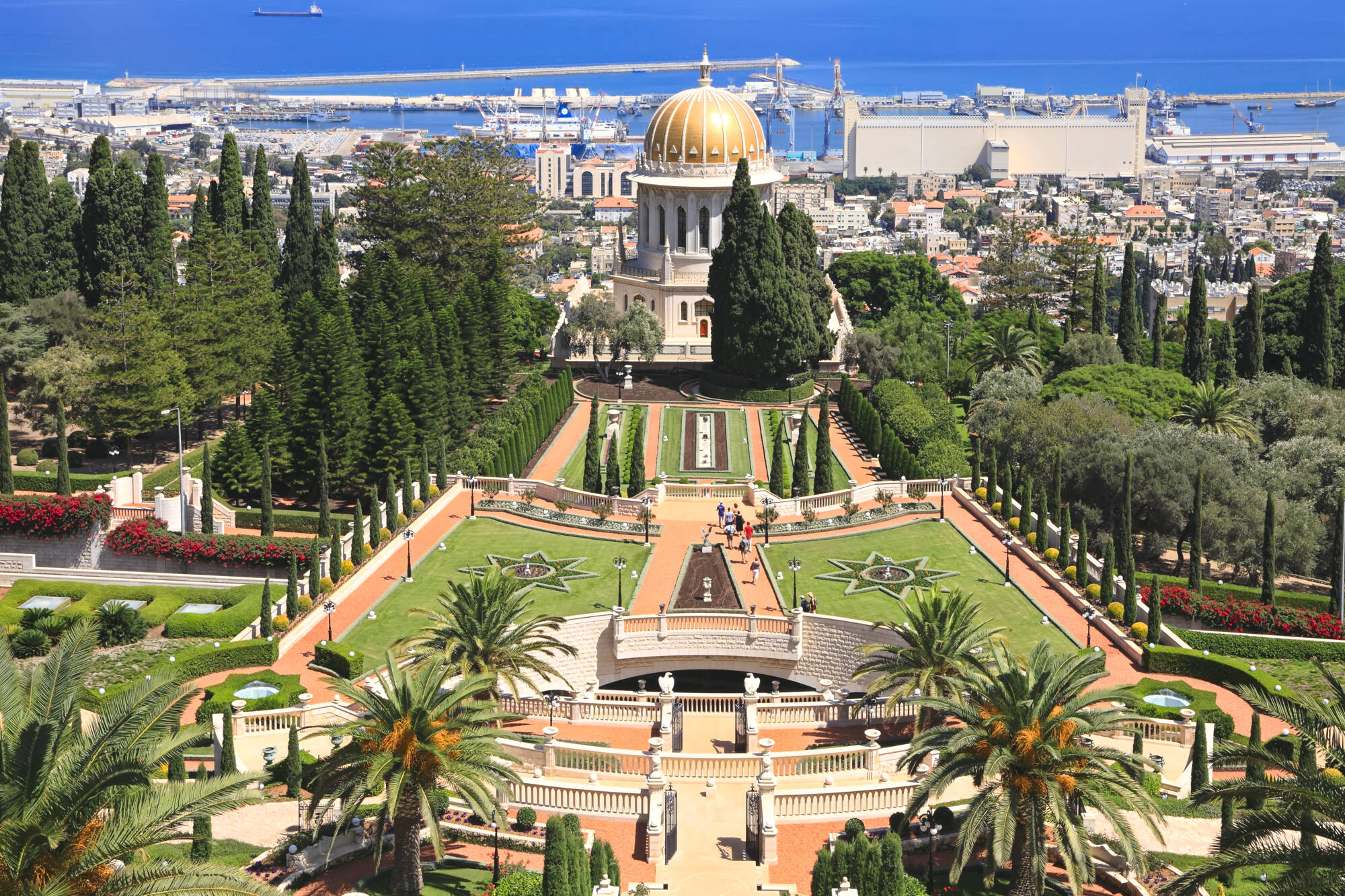Klassisches Israel ab Tel Aviv: Israel Haifa Bahai Tempel und Gärten