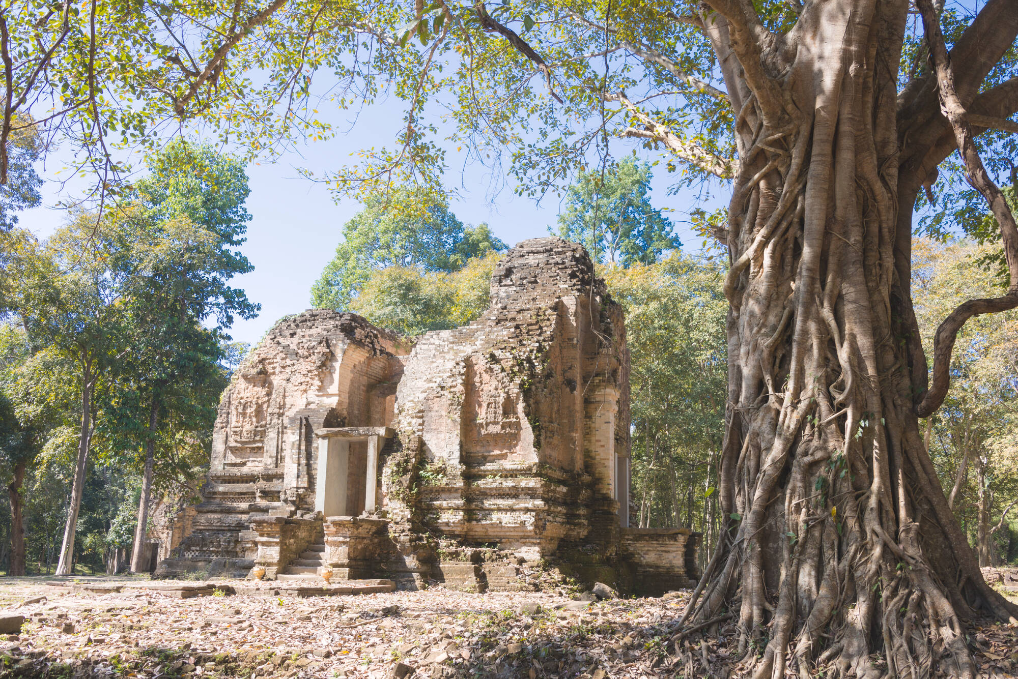 Überland von Phnom Penh nach Angkor: Kambodscha Kampong Thom Sambor Prei Kuk
