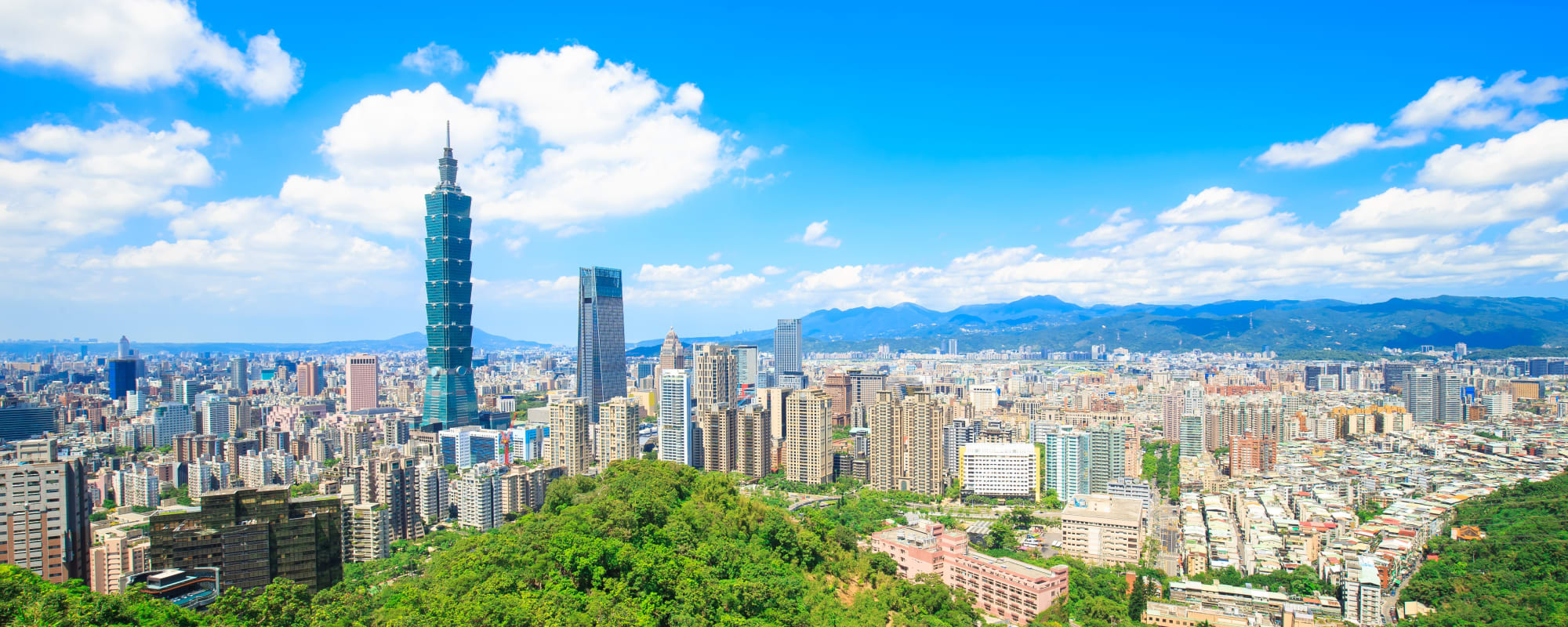 Höhepunkte Taiwans ab Taipei: Taiwan Taipei Skyline