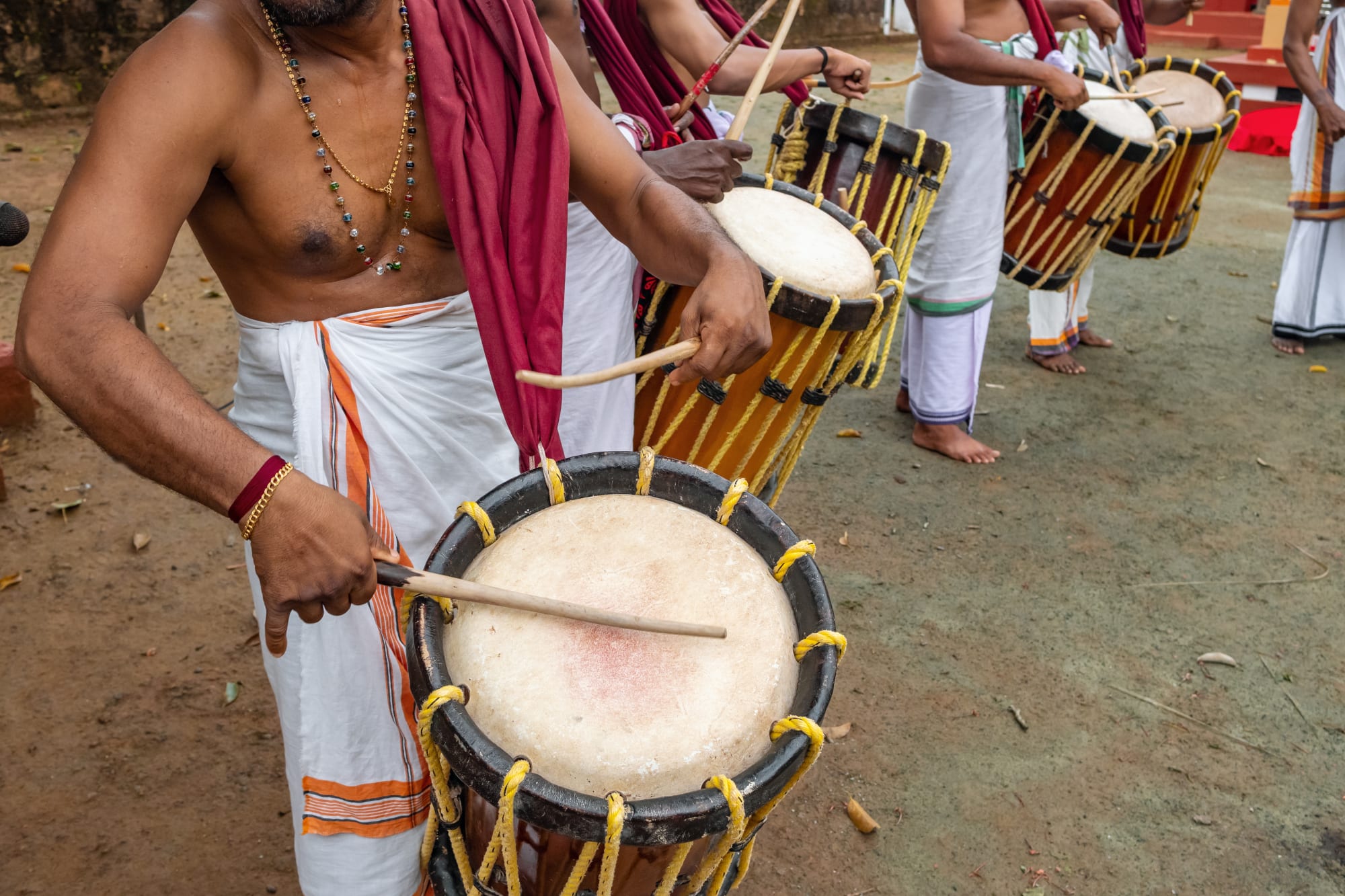 Juwelen Südindiens ab Kerala | Malabarküste | Kochi: Indien Kerala Musiker