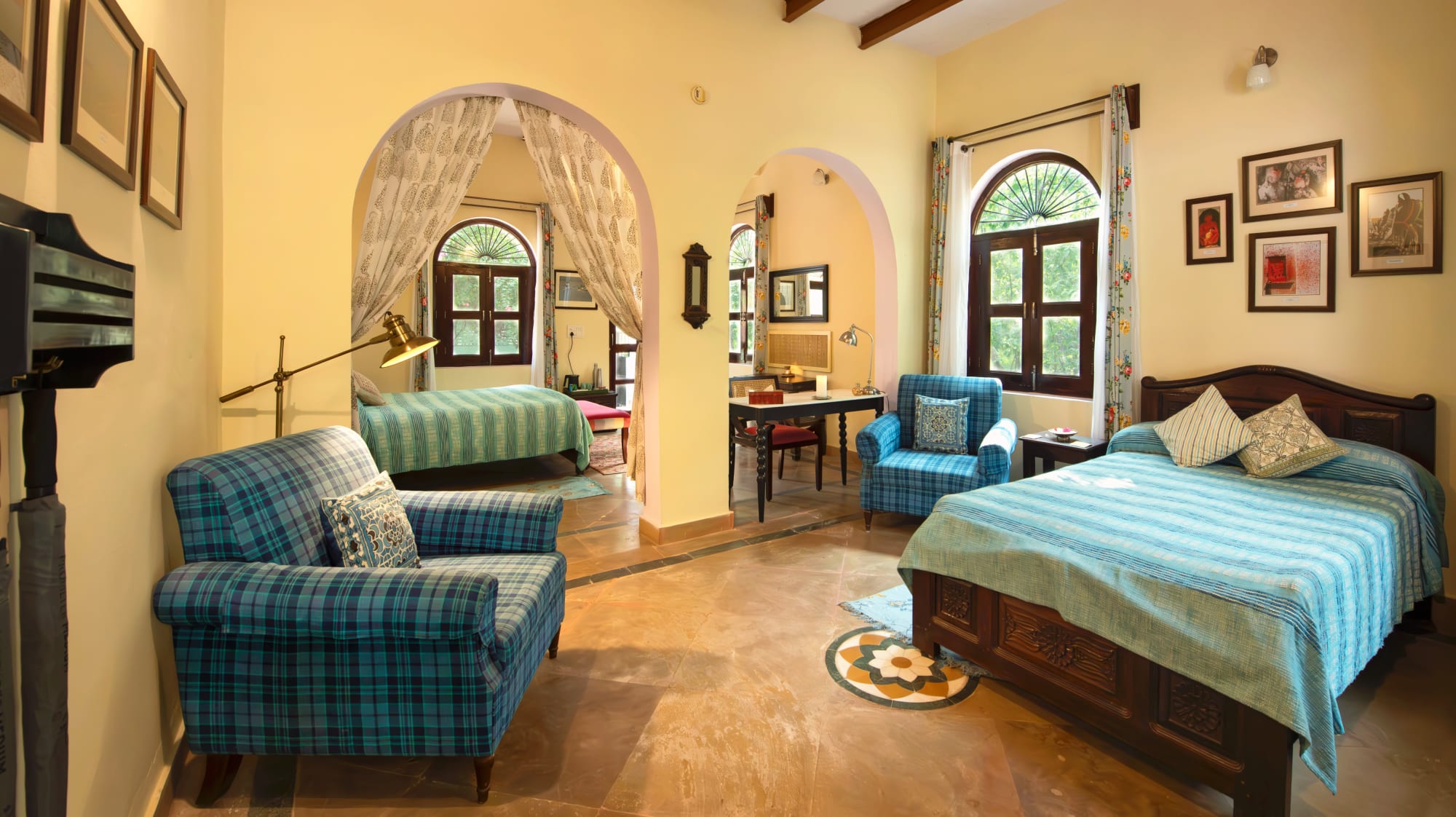 Chambal River Erleben ab Agra: Indien Chambal River Safari Luxury Suite Imli Serai