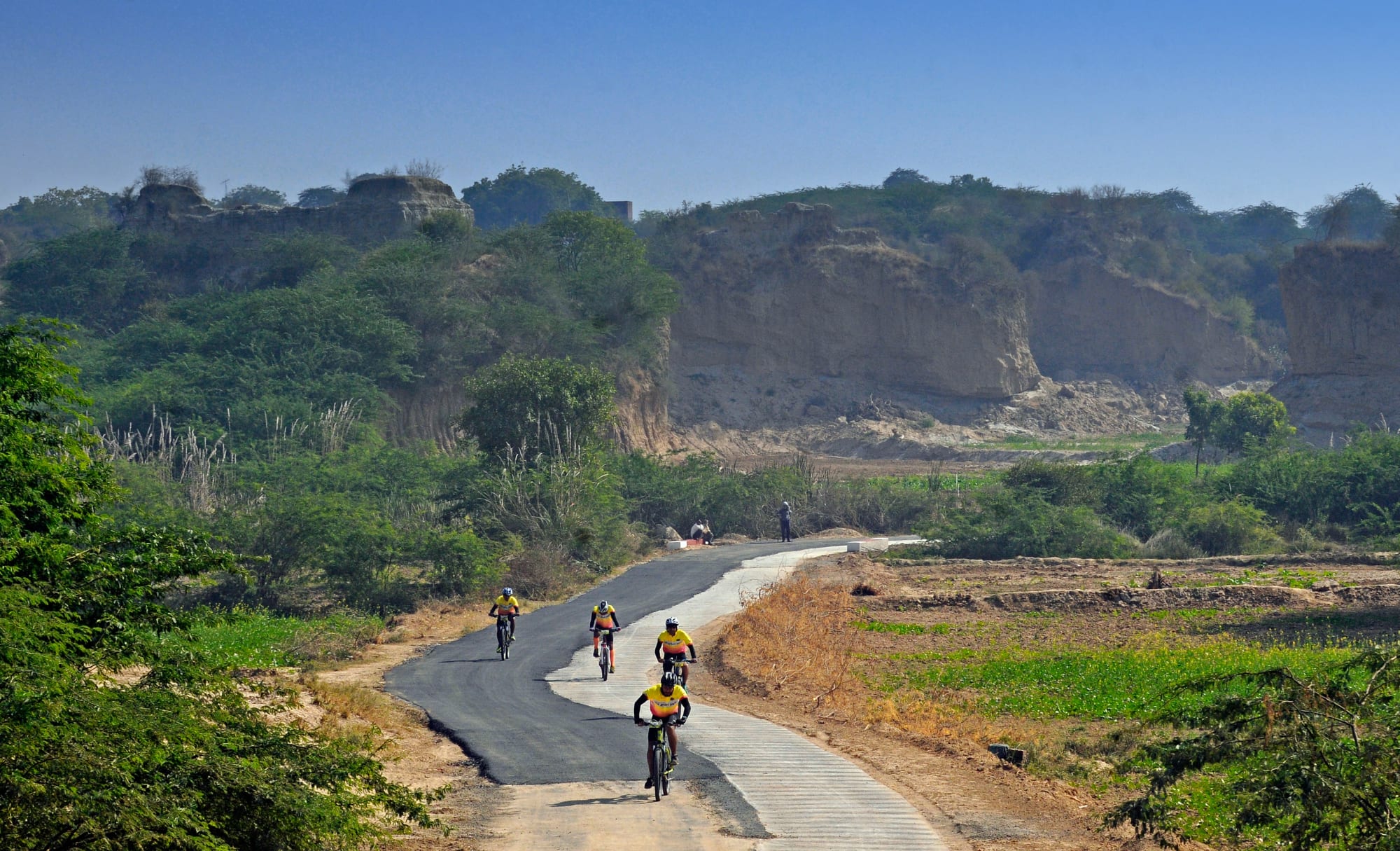 Chambal River Erleben ab Agra: Indien Chambal River - Fahrrad
