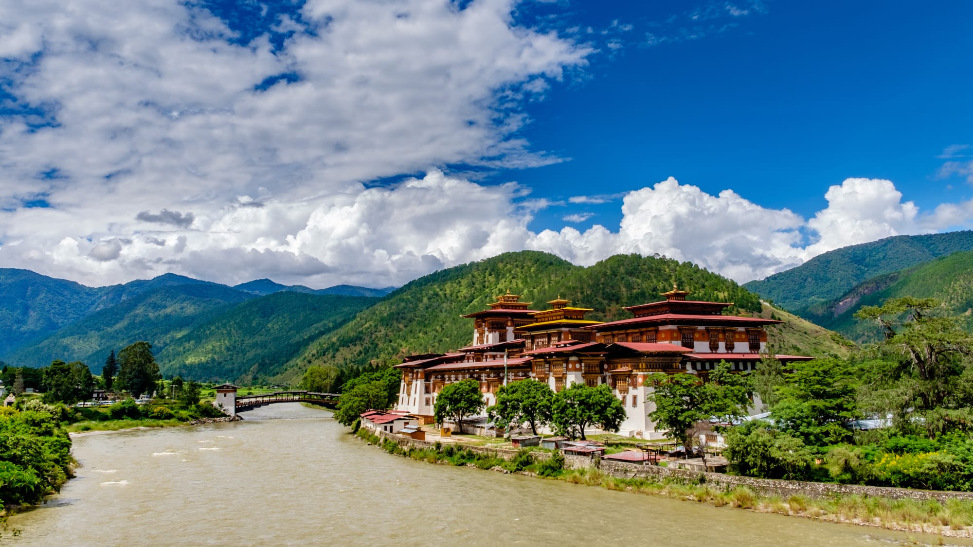 Höhepunkte Bhutan - Im Land des Donnerdrachens ab Paro: Bhutan Punakha Dzong