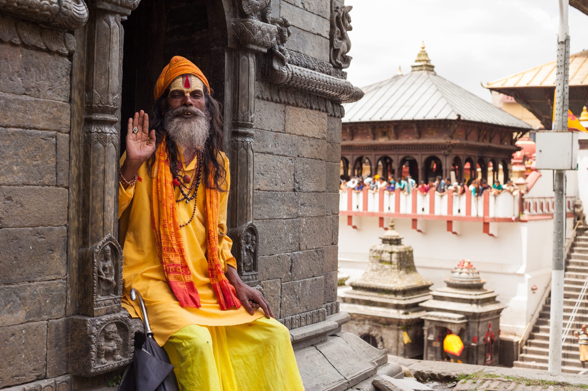 Klassisches Nepal ab Kathmandu: Nepal Pashupatinath Sadhu