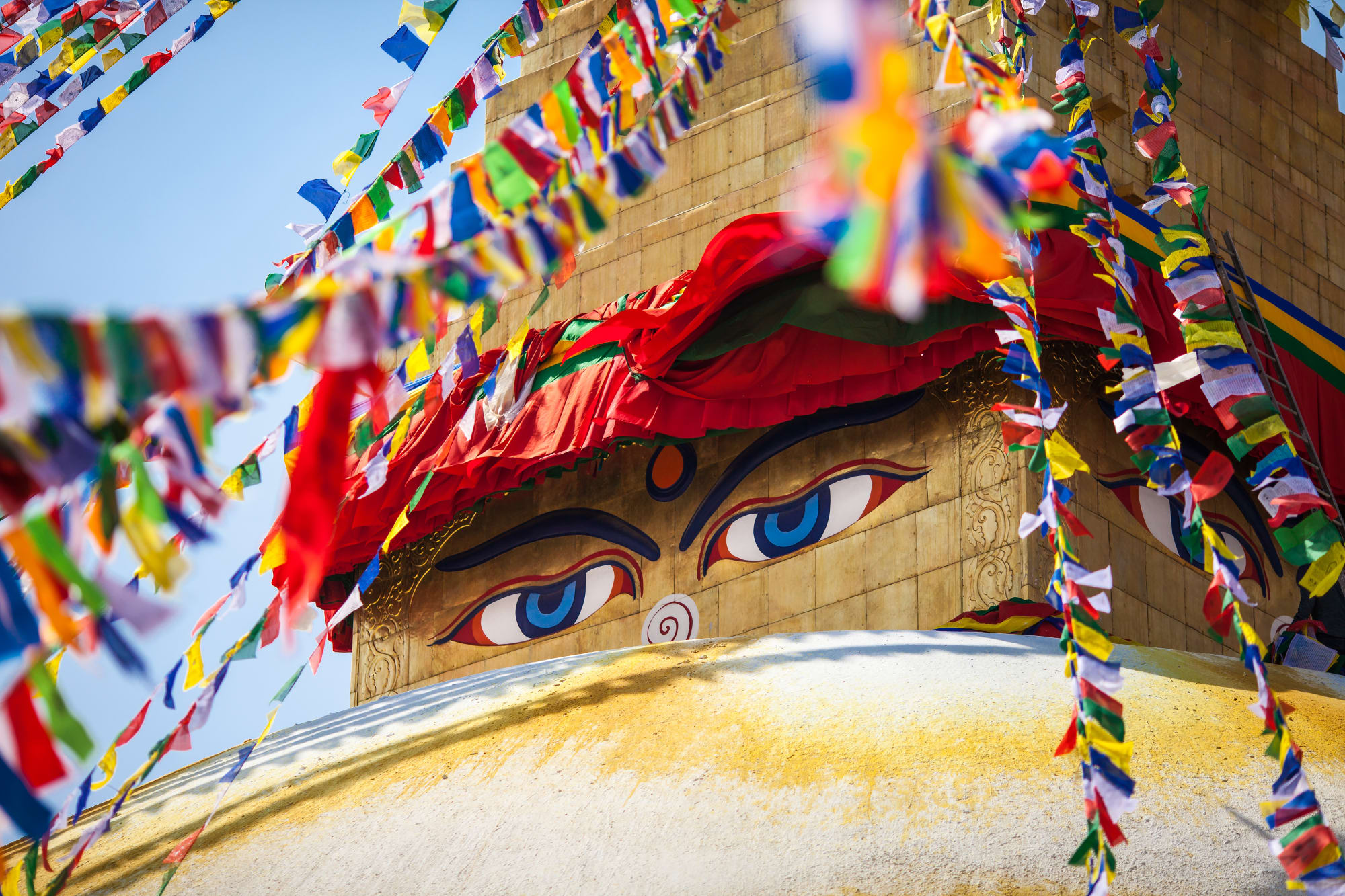Klassisches Nepal ab Kathmandu: Nepal Bouddhanath Stupa