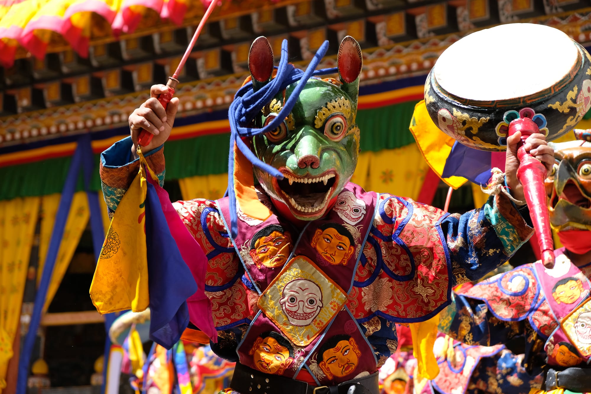 Höhepunkte Bhutan - Im Land des Donnerdrachens ab Paro: Bhutan Traditionelle Tänzer