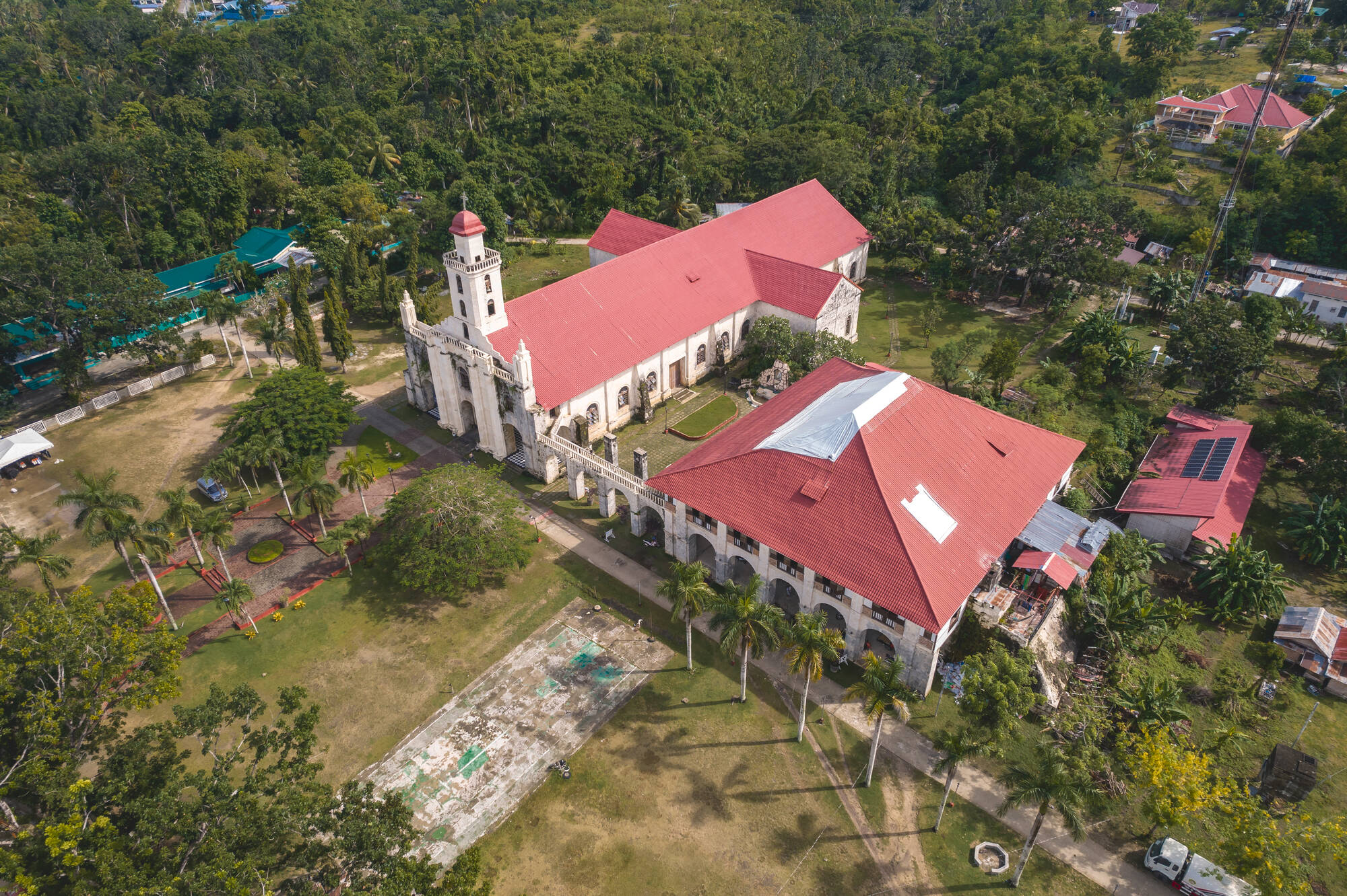 Naturschönheiten Bohols: Philippinen Bohol Albuquerque Santa Monica Parish Kirche