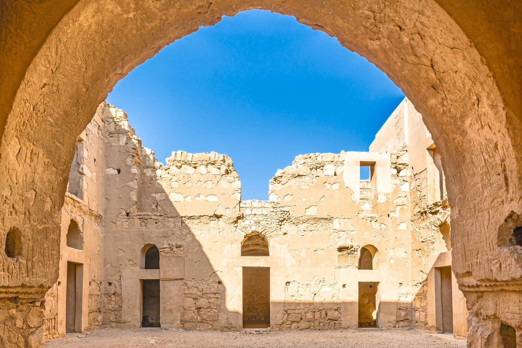 Jordanien entdecken ab Amman: Jordanien Wüstenschloss Qasr Kharana