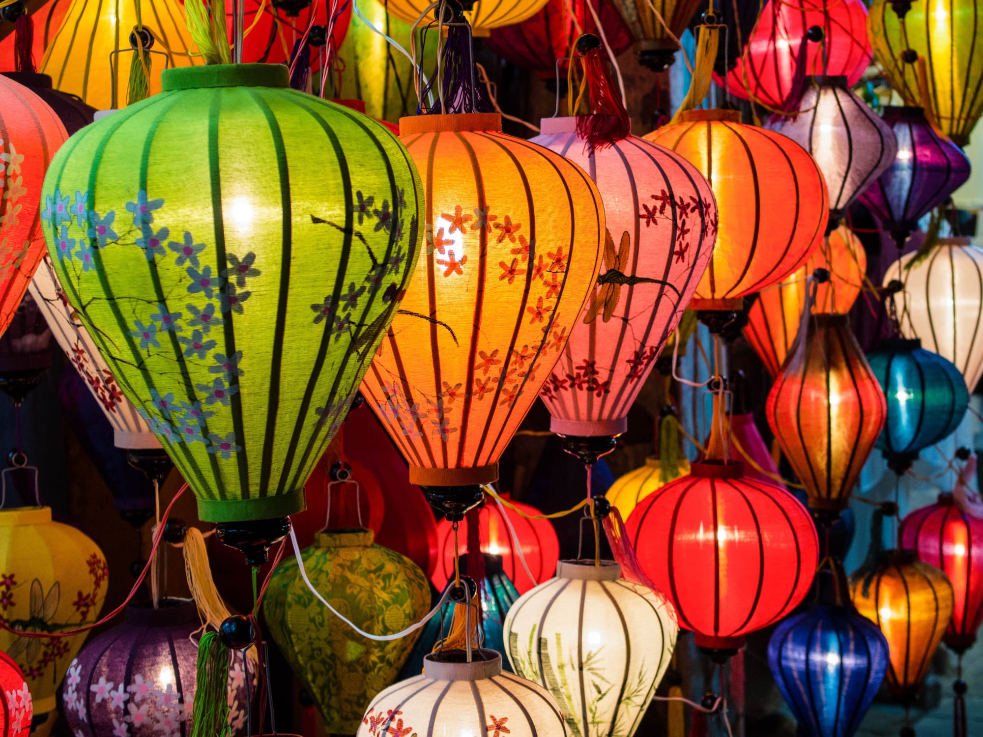 Unterwegs in Zentral-Vietnam, DAD-HUI ab Danang: Vietnam Hoi An Traditionelle Laternen