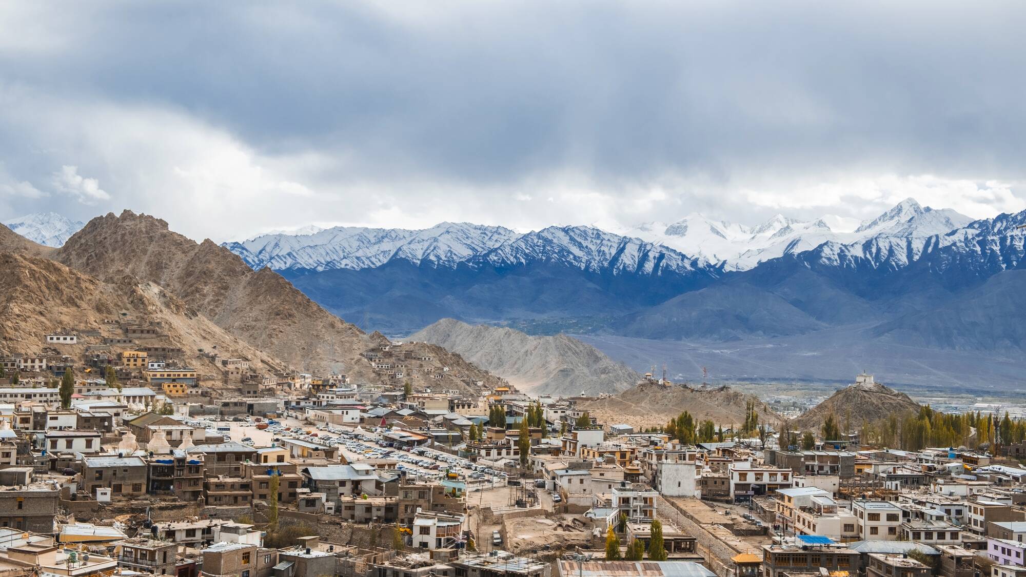 Auf den Spuren der Schneeleoparden ab Delhi: Indien Ladakh Leh Panorama