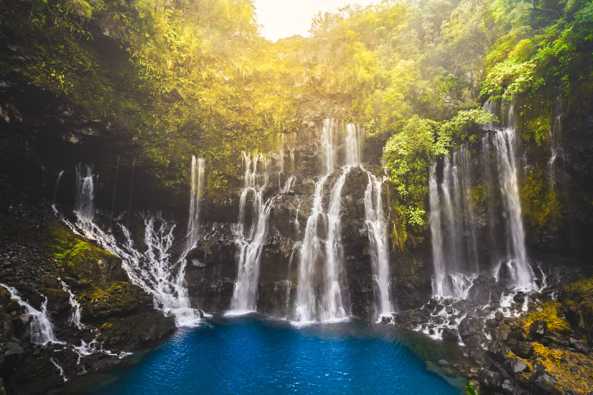 La Réunion Aktiv ab Küstenregion: Reunion Wasserfall Grand Galet