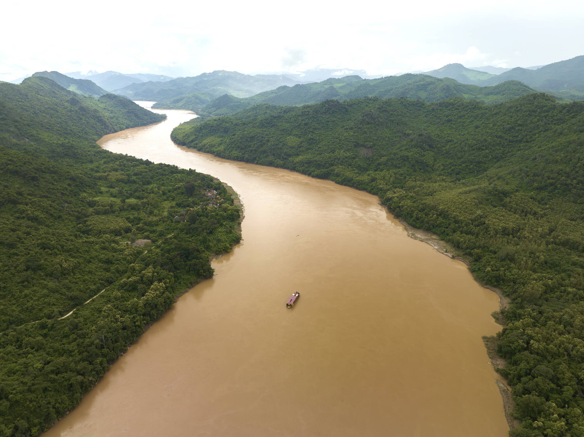Flusskreuzfahrt durch Laos mit Heritage Line ab Vientiane: Laos Heritage Line Schiff Anouvong 