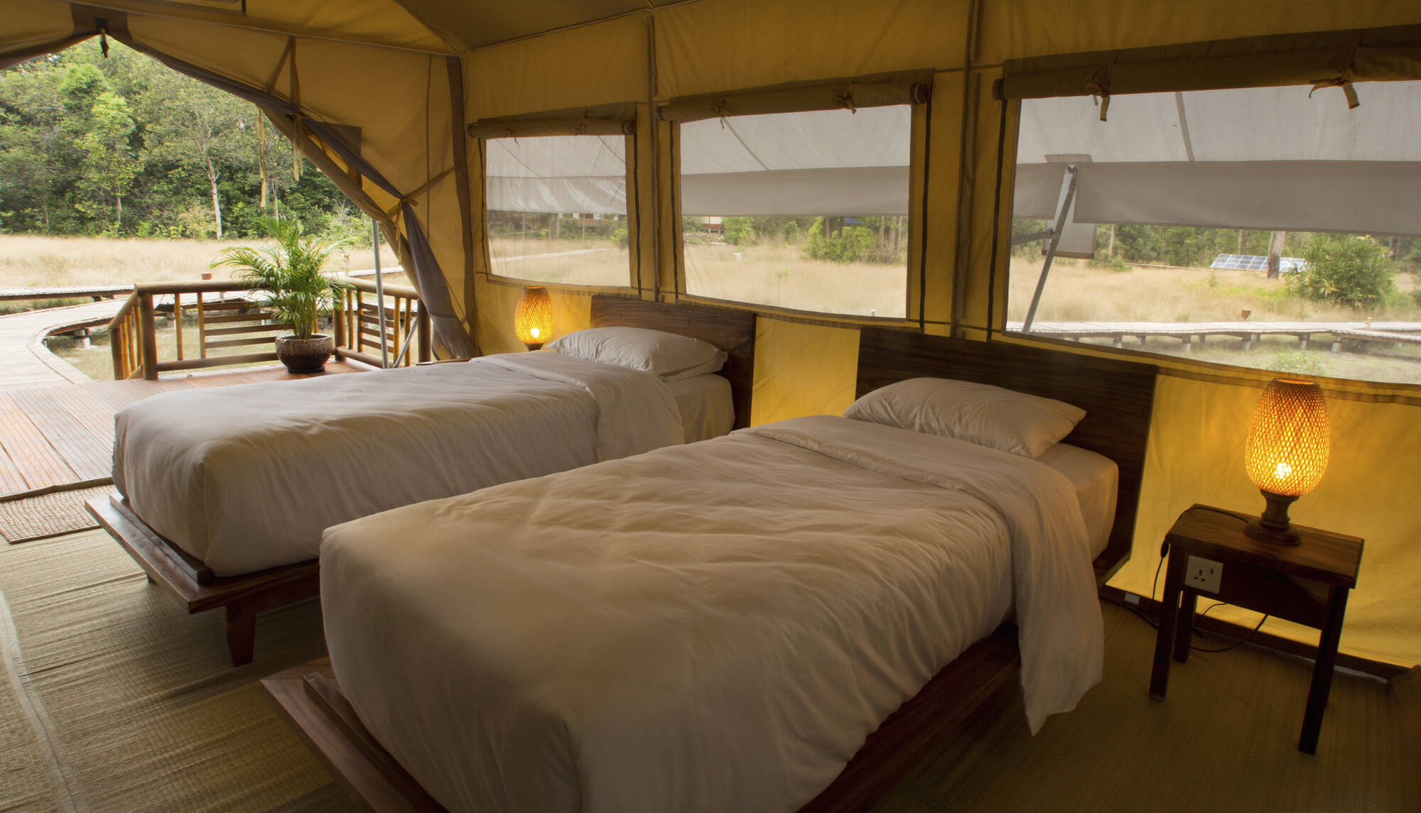 Kambodscha mal anders ab Siem Reap: Kambodscha Cardamom Tented Camp