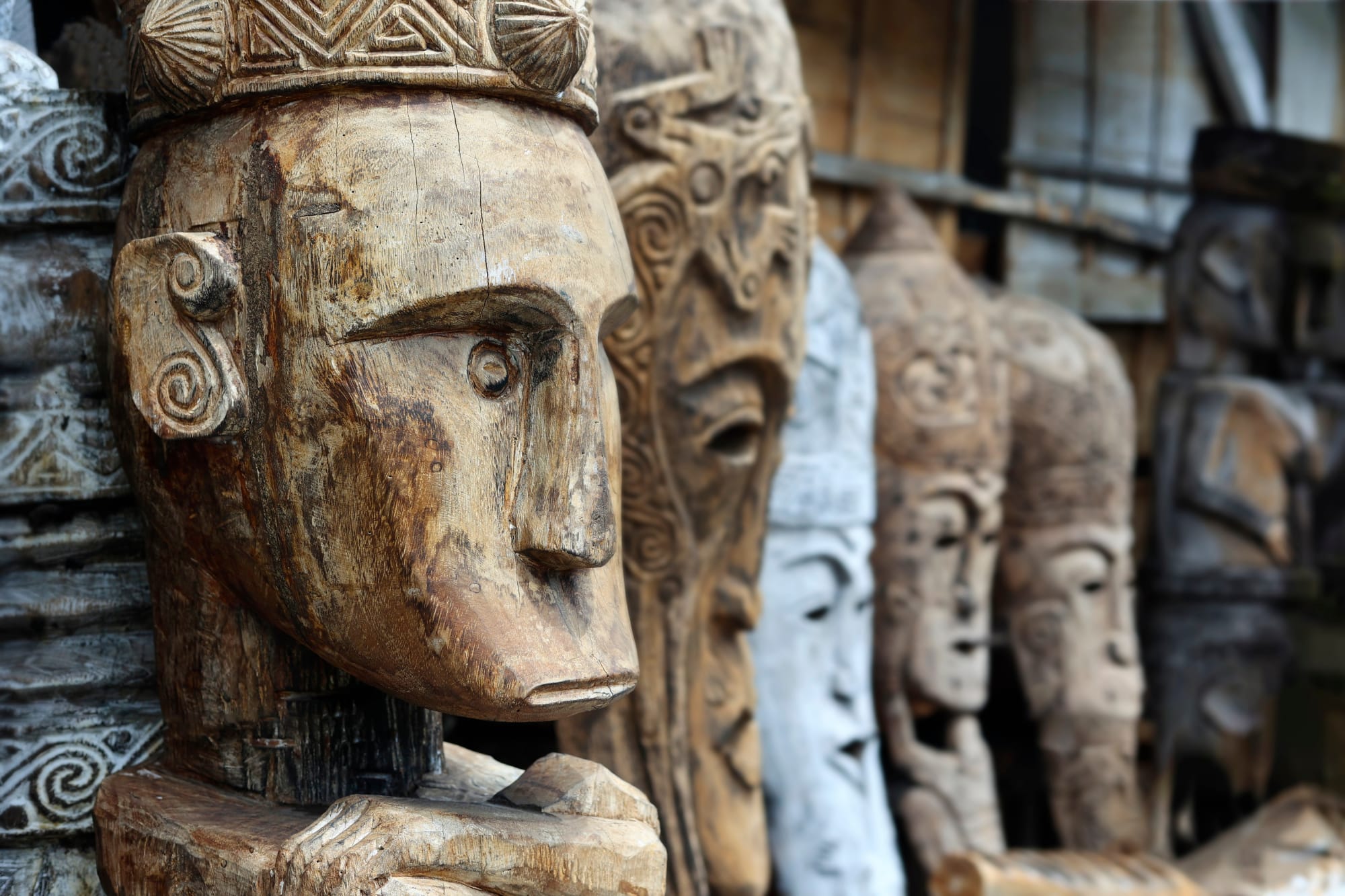 Unbekanntes Sumba: Indonesien Sumba antike Skulptur