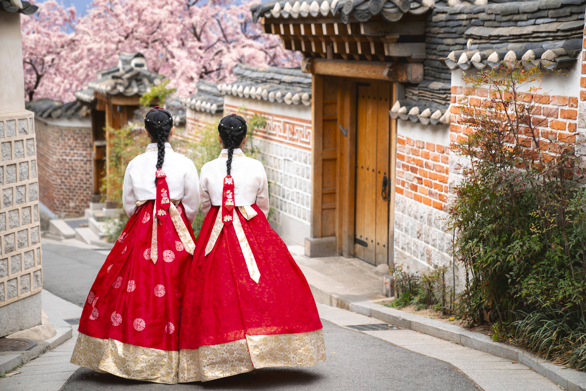 Korea in Style - Von Hanbok bis K-Pop ab Seoul: Südkorea Seoul Bukchon Hanok Village Hanbok Tracht