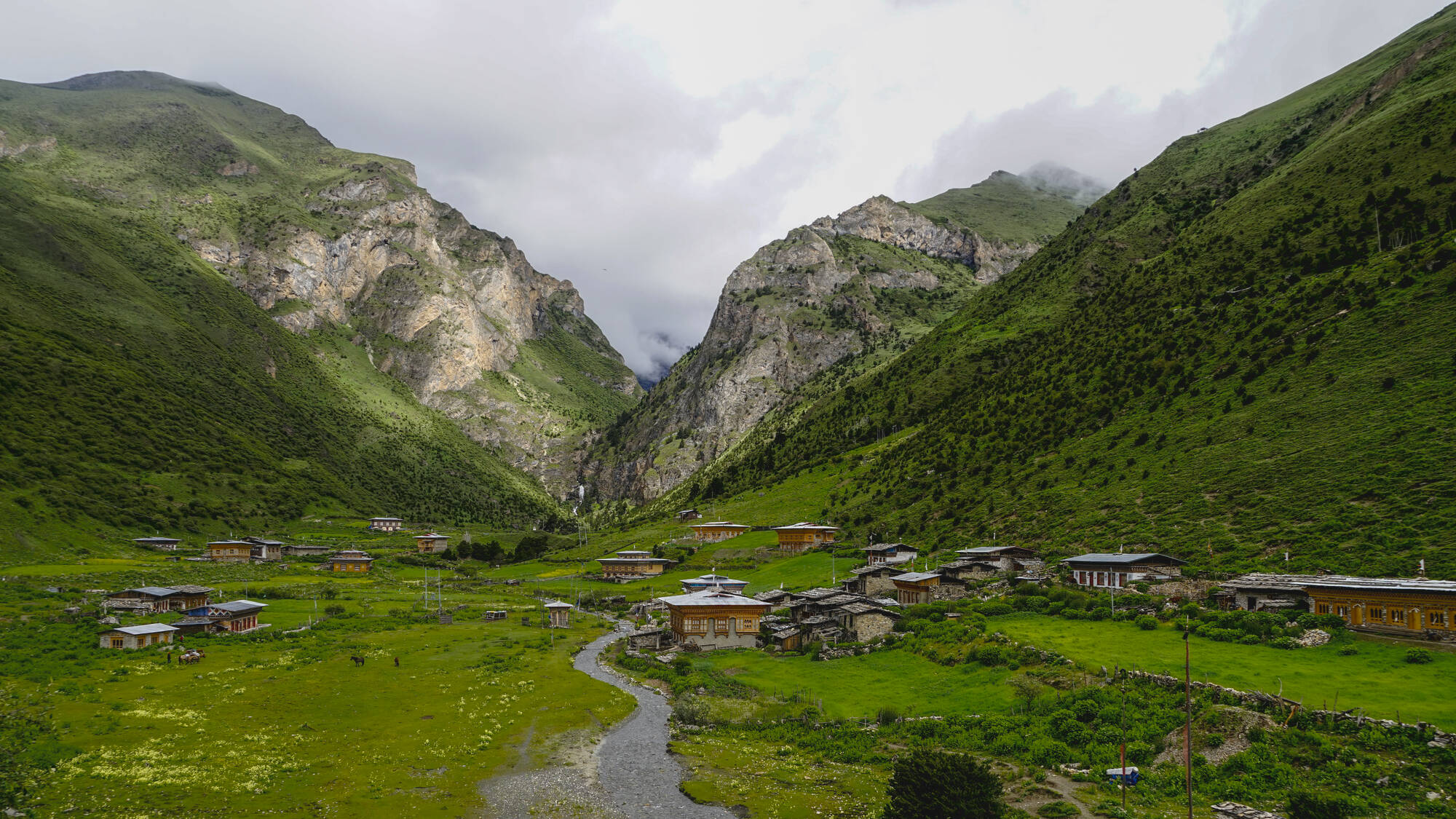 Authentisches Bhutan von Ost nach West ab Paro: Bhutan Landschaft und Berge