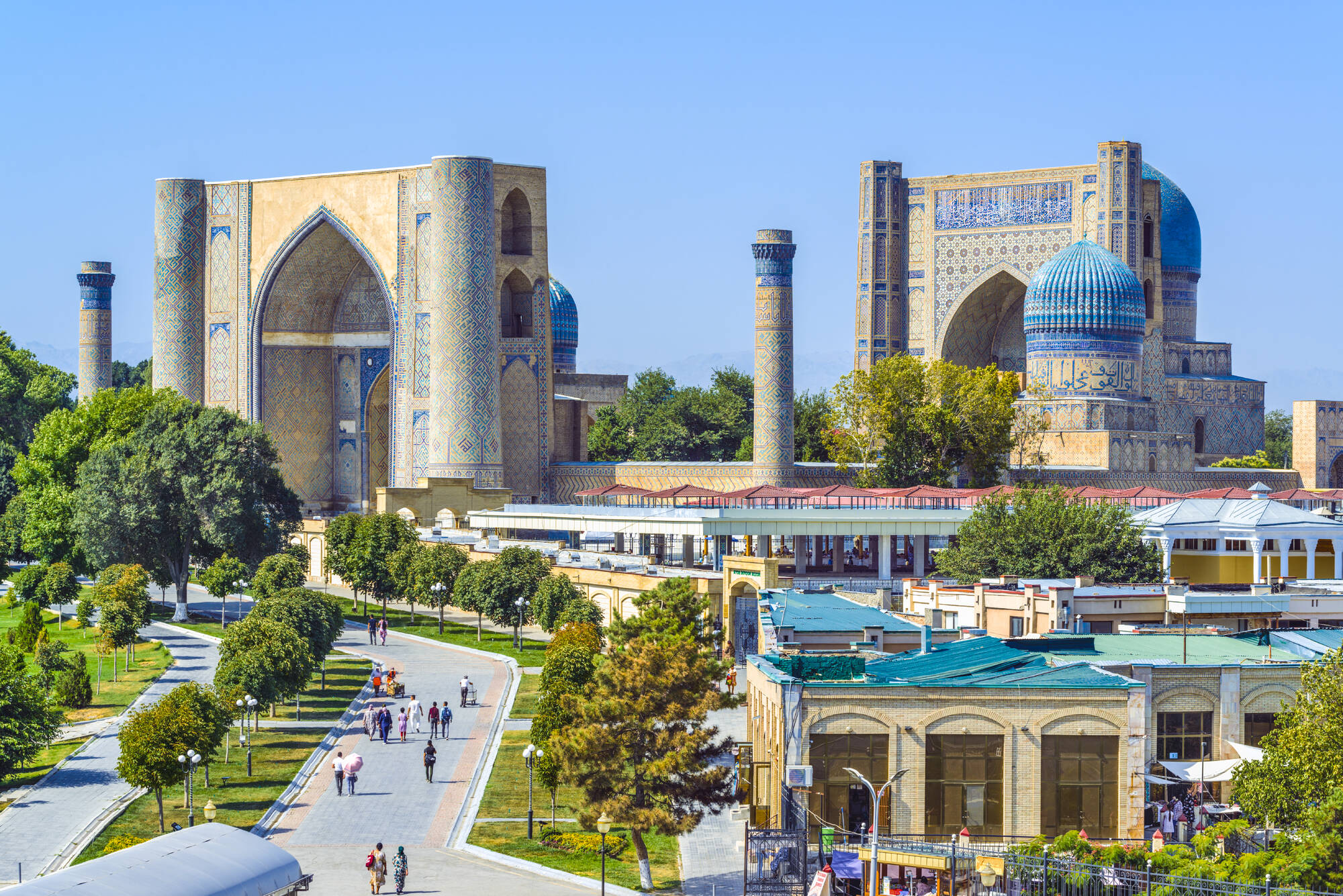 Klassisches Usbekistan ab Taschkent: Usbekistan Samarkand Bibi Khanum Moschee