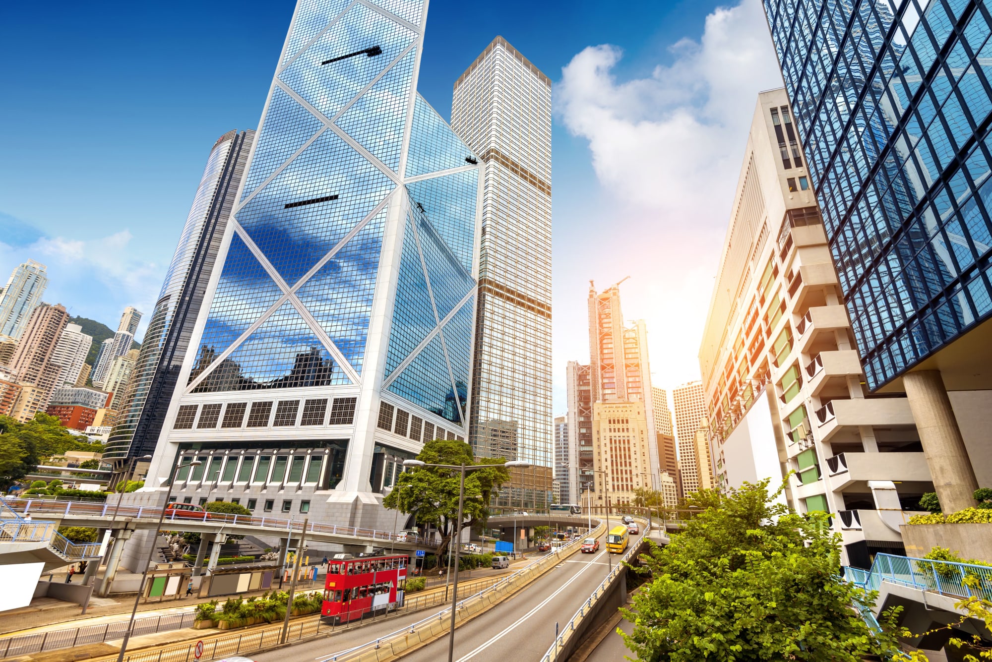 Hong Kong Stopover: Hong Kong modern city streets