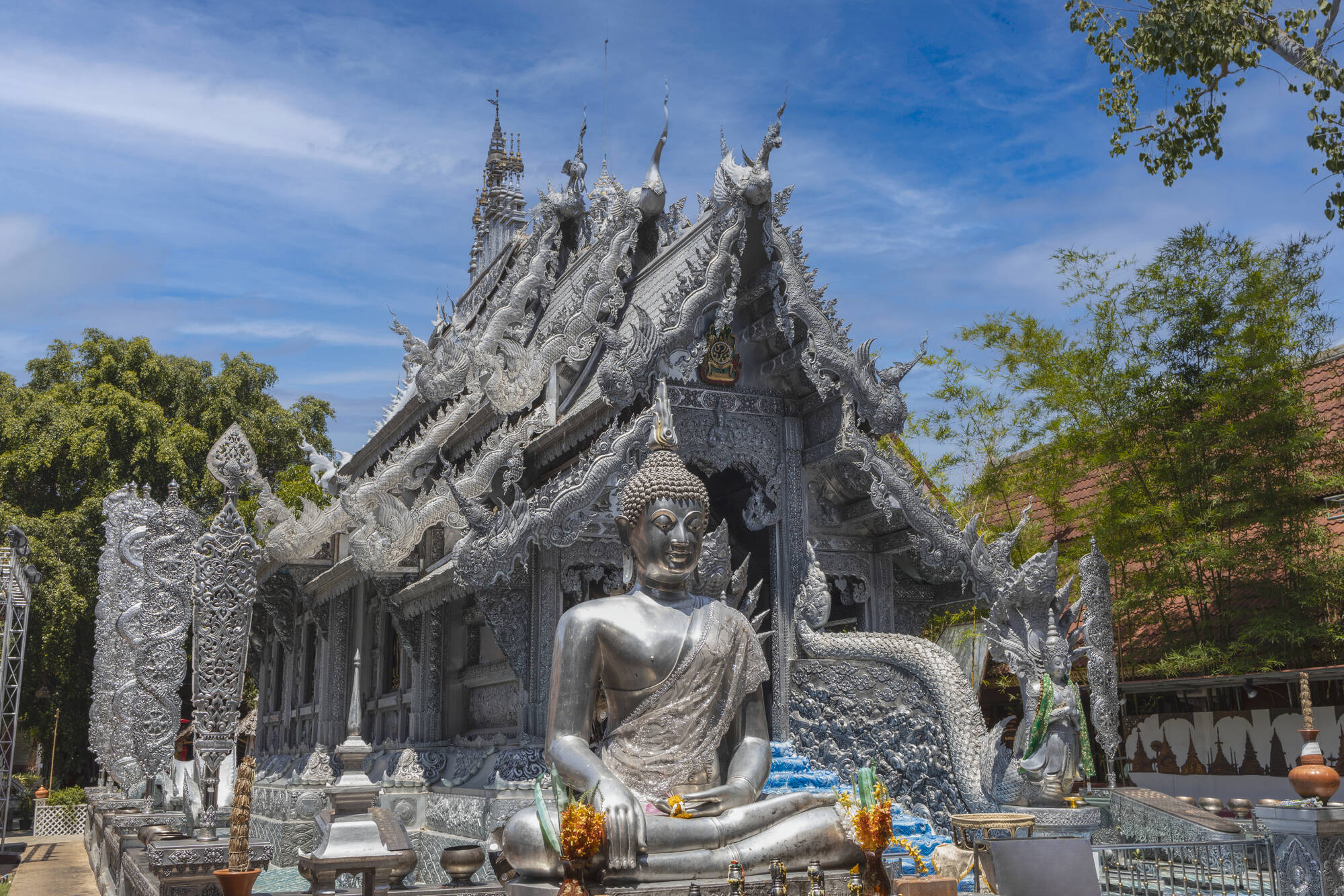 Klassisches Thailand - Thailights ab Bangkok: Thailand Chiang Mai Silber Tempel