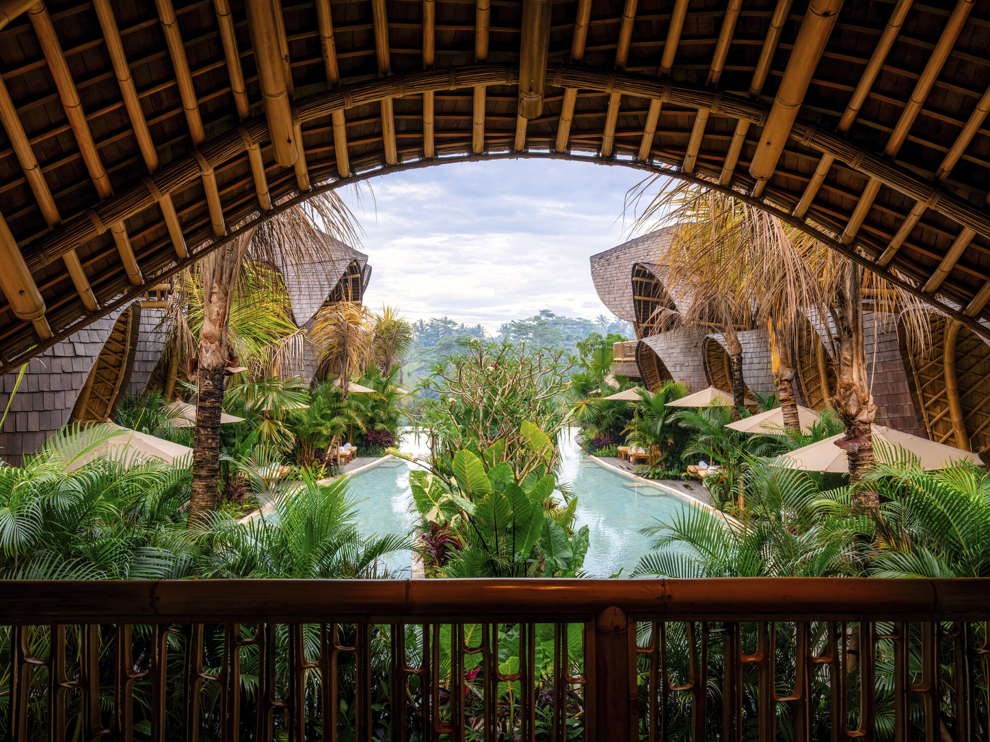 Bambootel Sawah View in Zentral-Bali | Ubud: Bambootel Sawah View Pool