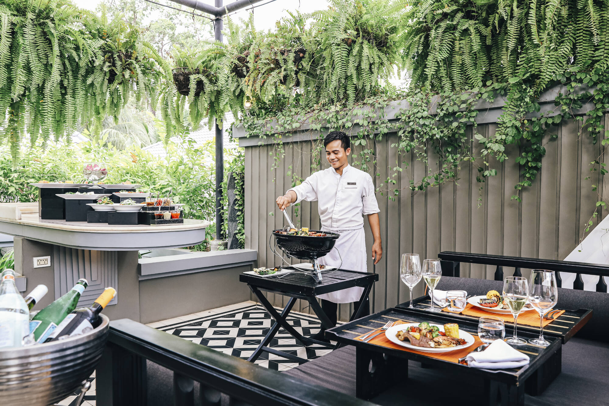 Shinta Mani Bensley Collection Pool Villas in Siem Reap: Shinta Mani Bensley Collection Pool Villas - BQQ in-villa-dining