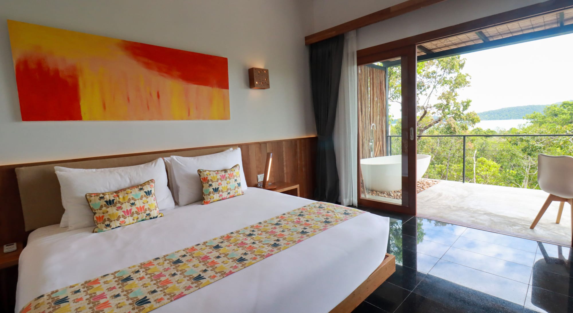 Island Center Point in Sihanoukville & Inseln: Hillside Deluxe Zimmer