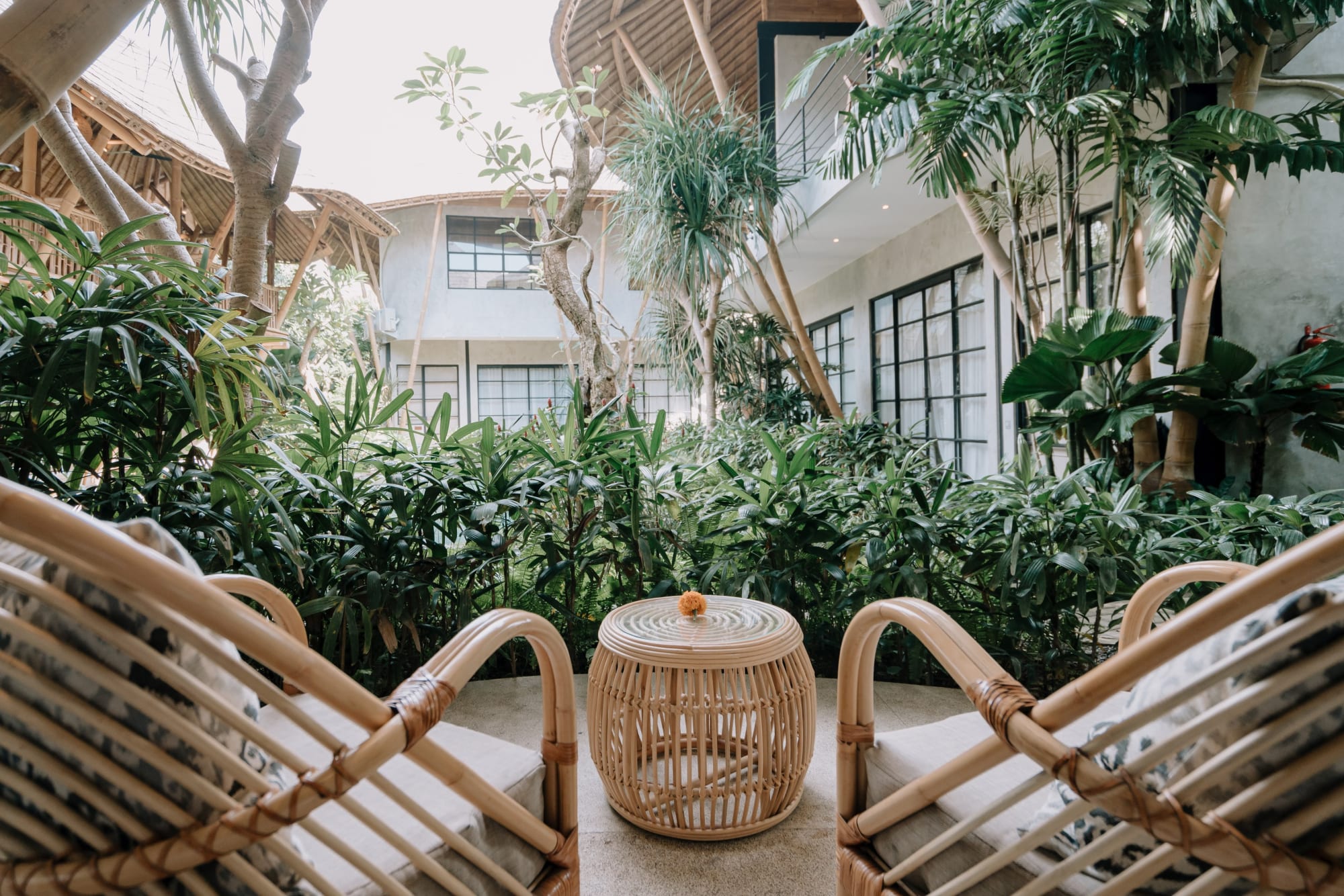 Zin Canggu Resort & Villas in Süd-Bali: Zin Canggu Deluxe Bamboo-Zimmer