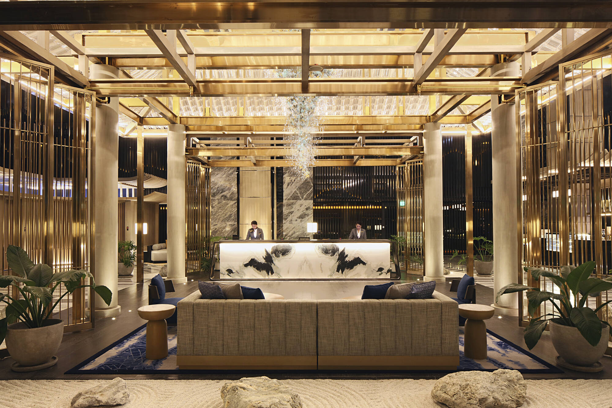Hotel Okura Manila:  Hotel Okura Manila Lobby