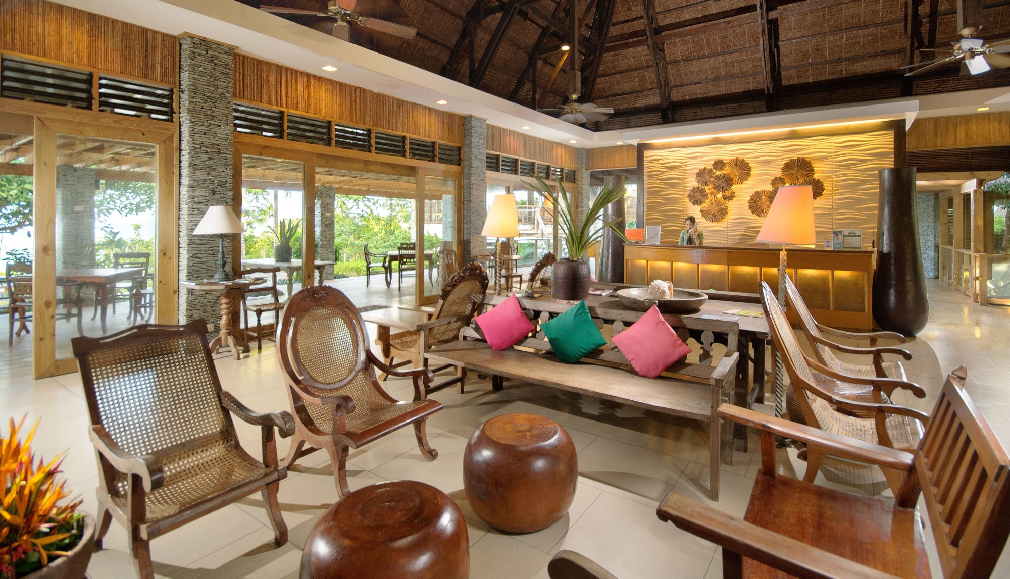 Mithi Resort & Spa in Bohol: Mithi Resort Lobby