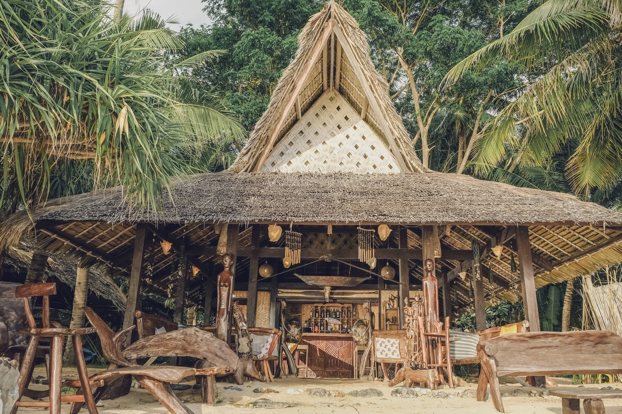 Flower Island Resort in Palawan: Flower Island Resort Bar
