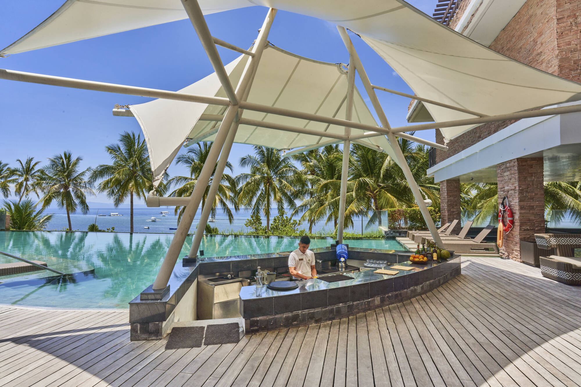 Modala Beach Resort in Bohol: Modala Beach Resort Pool