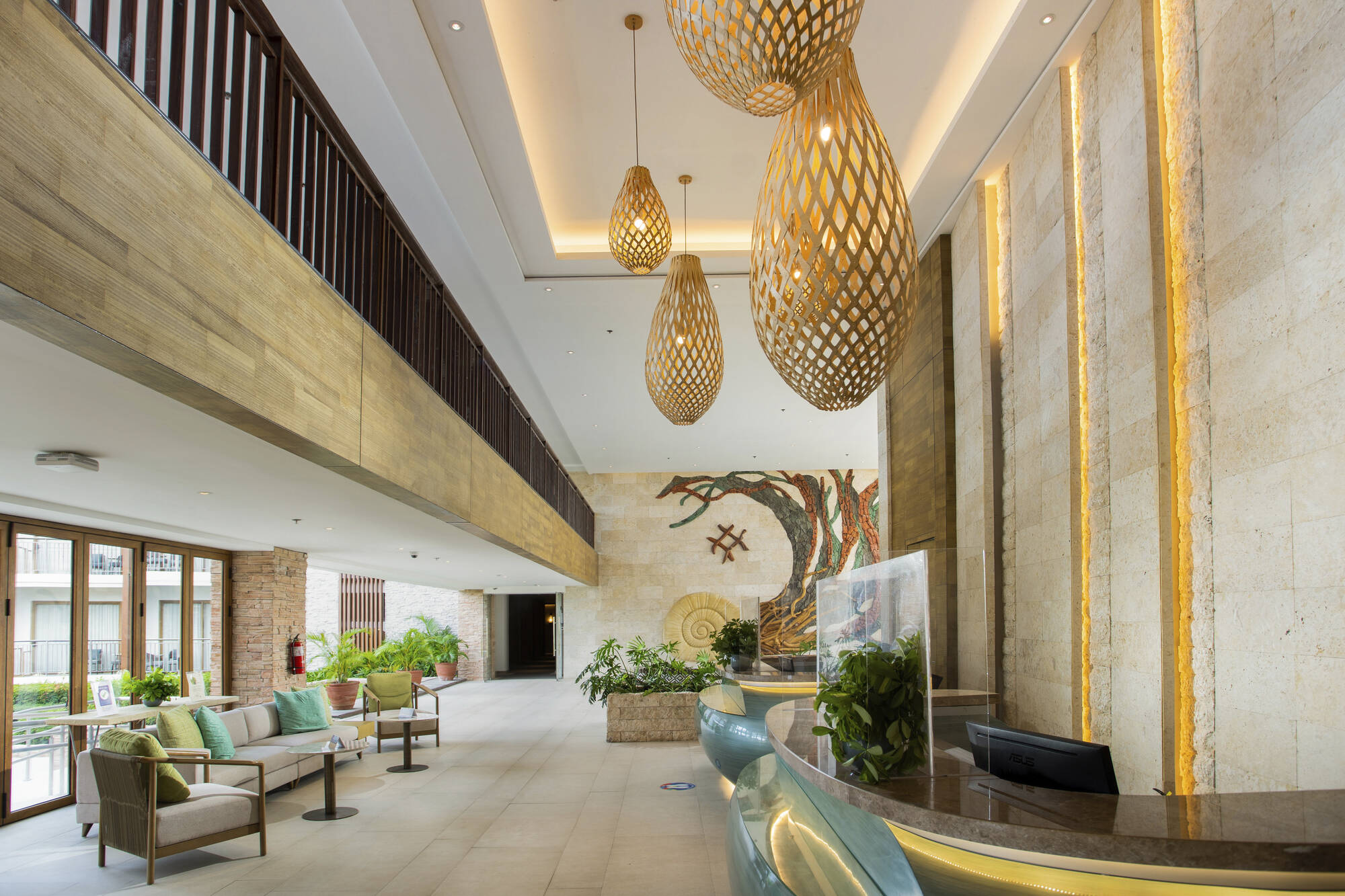 Modala Beach Resort in Bohol: Modala Beach Resort Lobby