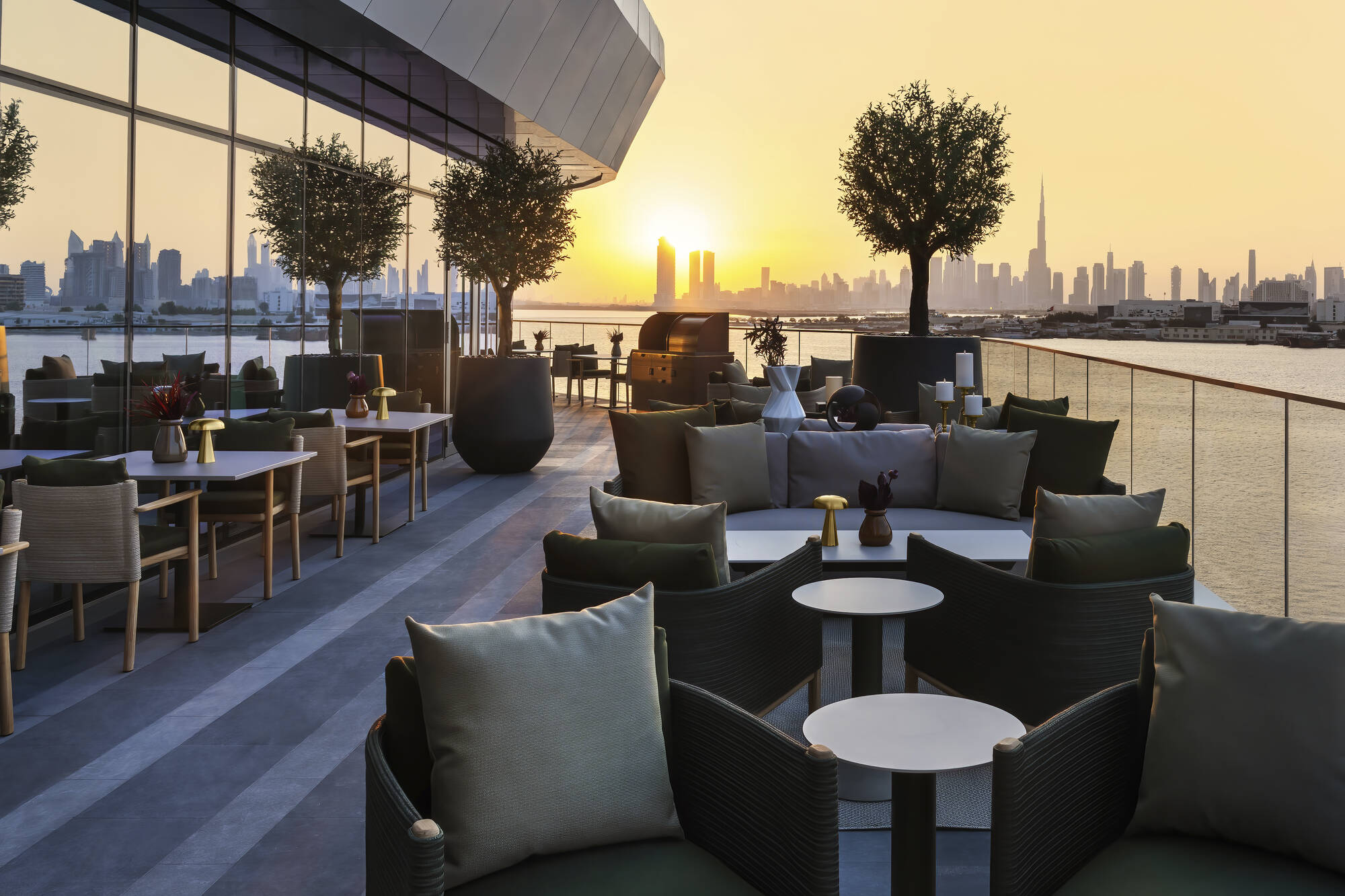 Address Creek Harbour in Dubai:  Address Creek Harbour Terrasse