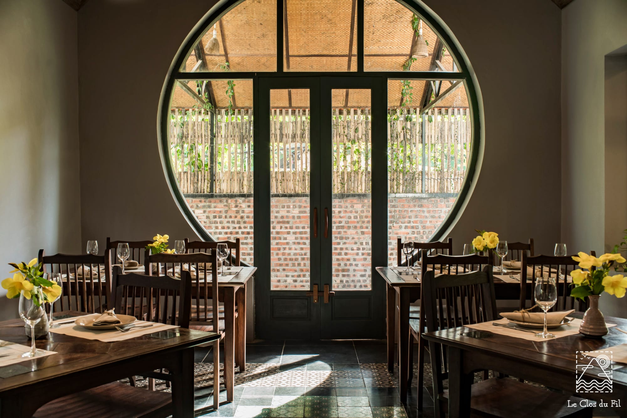 Le Clos du Fil Ninh Binh in Nordvietnam: Restaurant