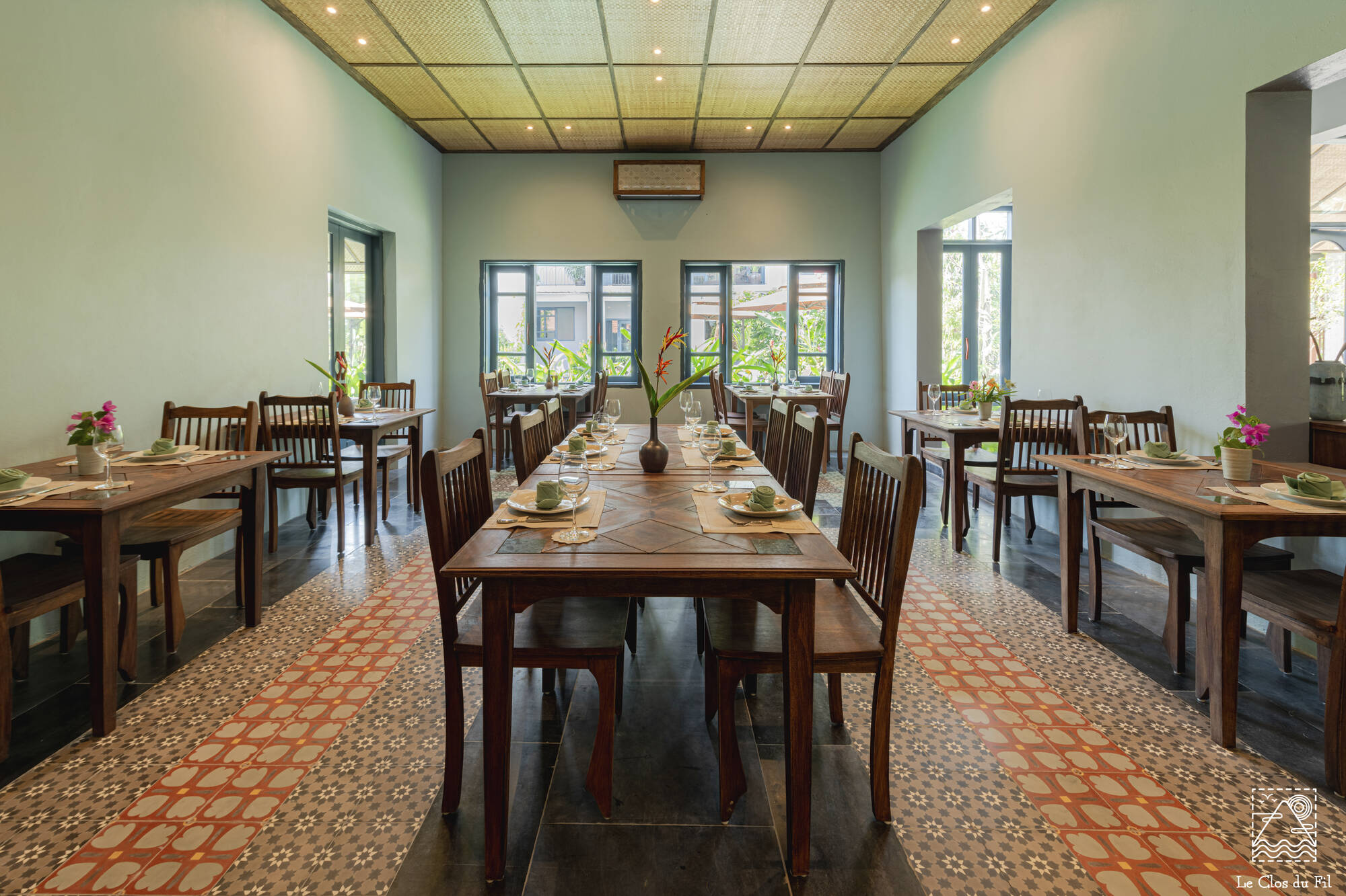 Le Clos du Fil Ninh Binh in Nordvietnam: Restaurant