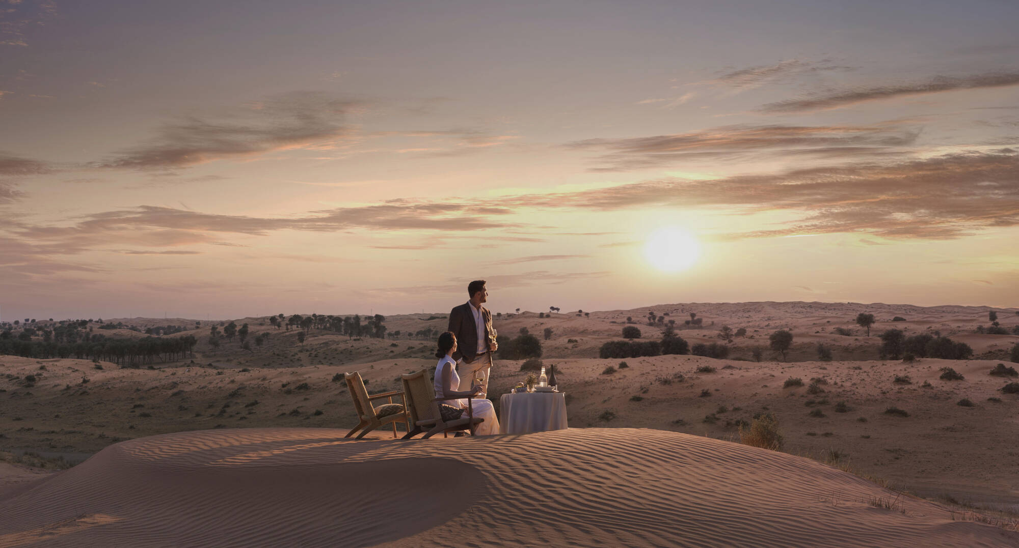 The Ritz-Carlton, Ras Al Khaimah, Al Wadi Desert in Ras al Khaimah: Abendessen