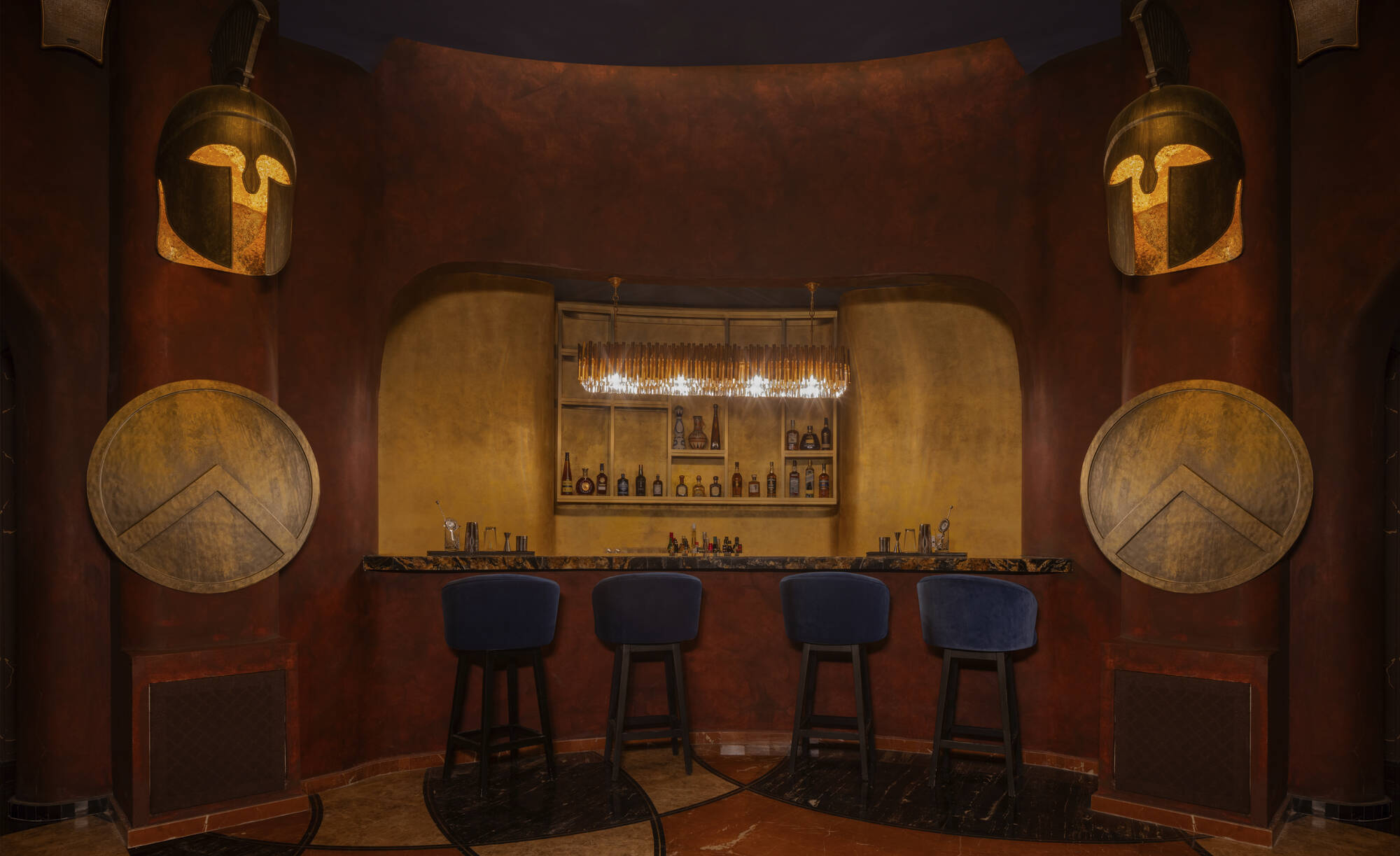 Anantara Retreat Santorini Abu Dhabi: Asteri Lounge Bar