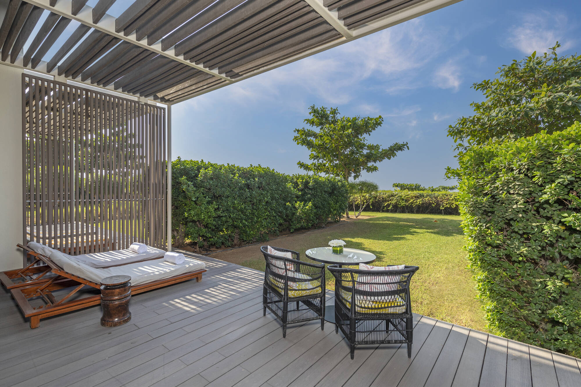 The Oberoi Beach Resort, Al Zorah in Ajman: Premier Zimmer mit Garten