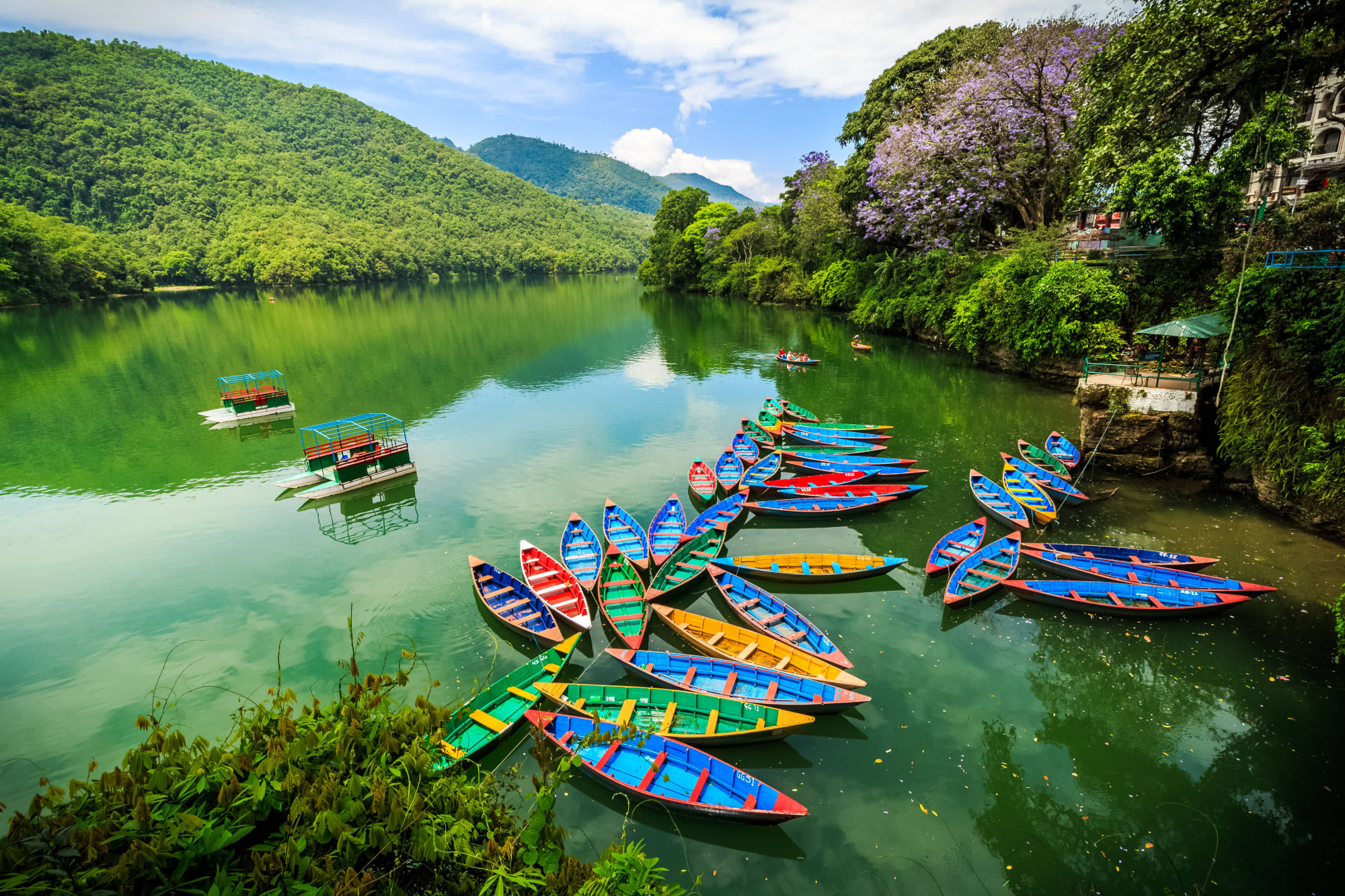 Nepal Deluxe - Himalaya, Königsstädte & Dschungel ab Kathmandu: Nepal Pokhara Phewa Lake