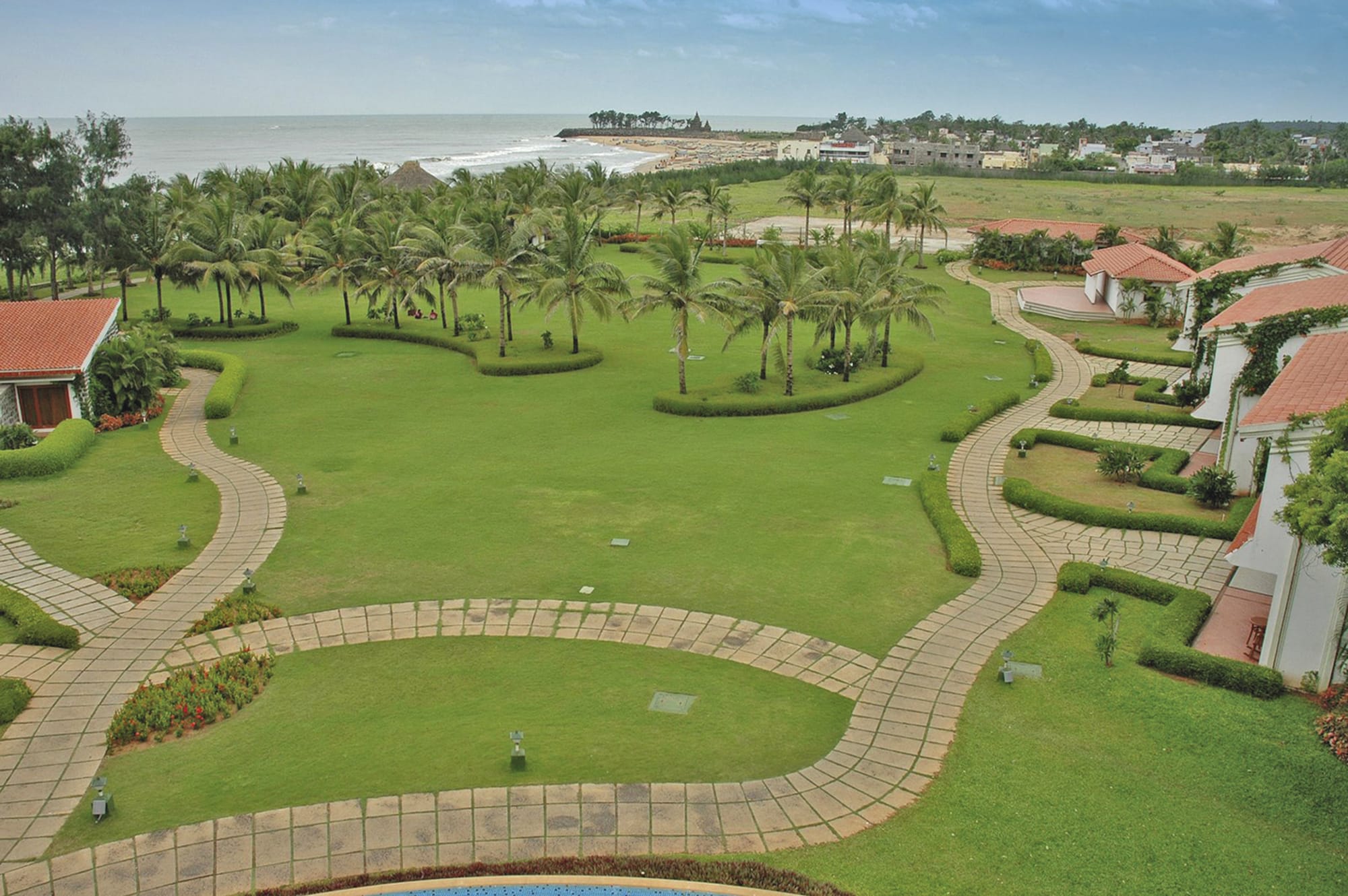 Radisson Blu Resort Temple Bay in Tamil Nadu | Koromandelküste | Chennai: Indien Radisson Blu Resort Temple Bay Garten