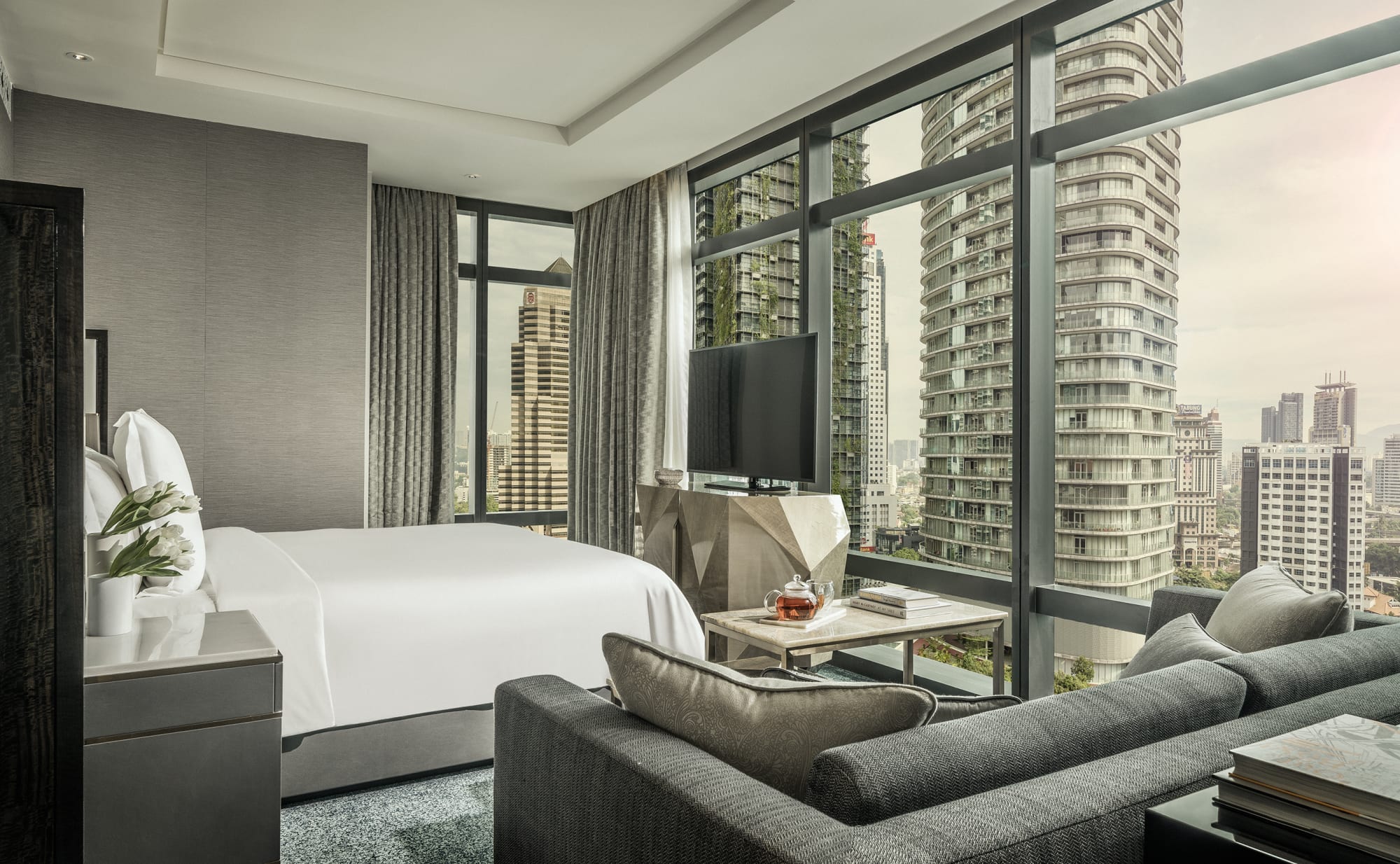 Four Seasons Kuala Lumpur: Stadtblick Zimmer