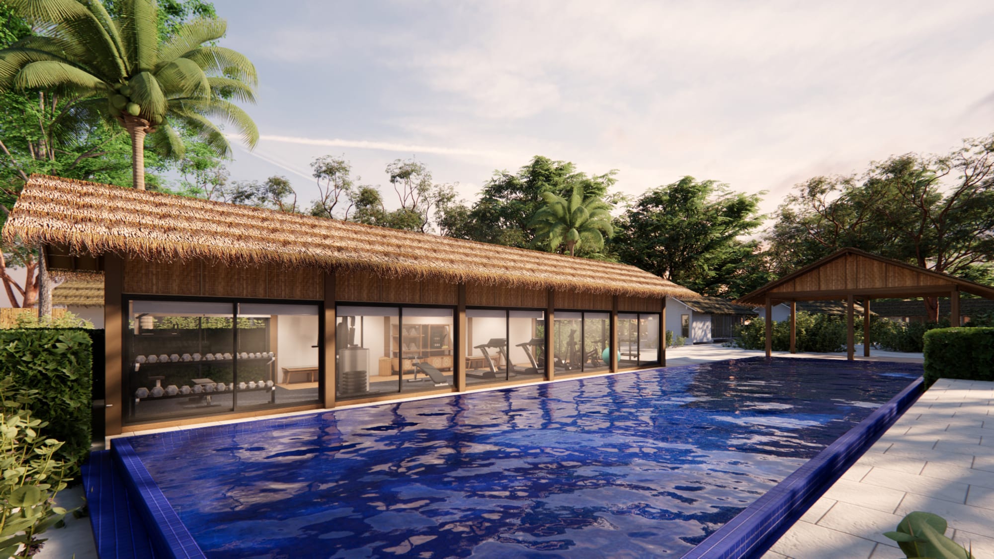 Outrigger Phi Phi Island Resort in Ko Phi Phi: Gym und Sala Yoga
