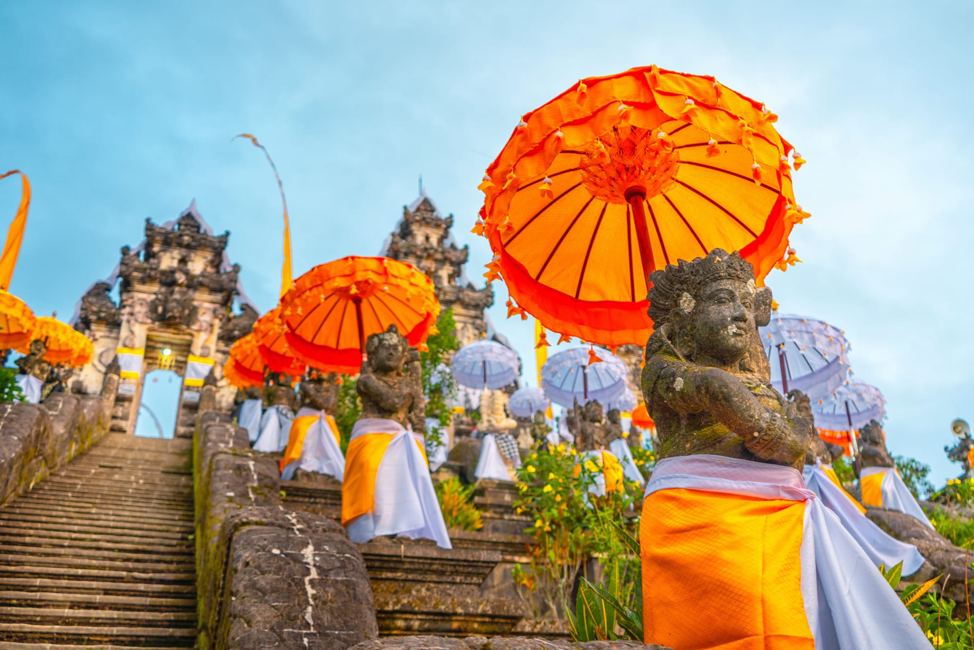 Höhepunkte Balis ab Süd-Bali: Indonesien Bali Tempelstatuen