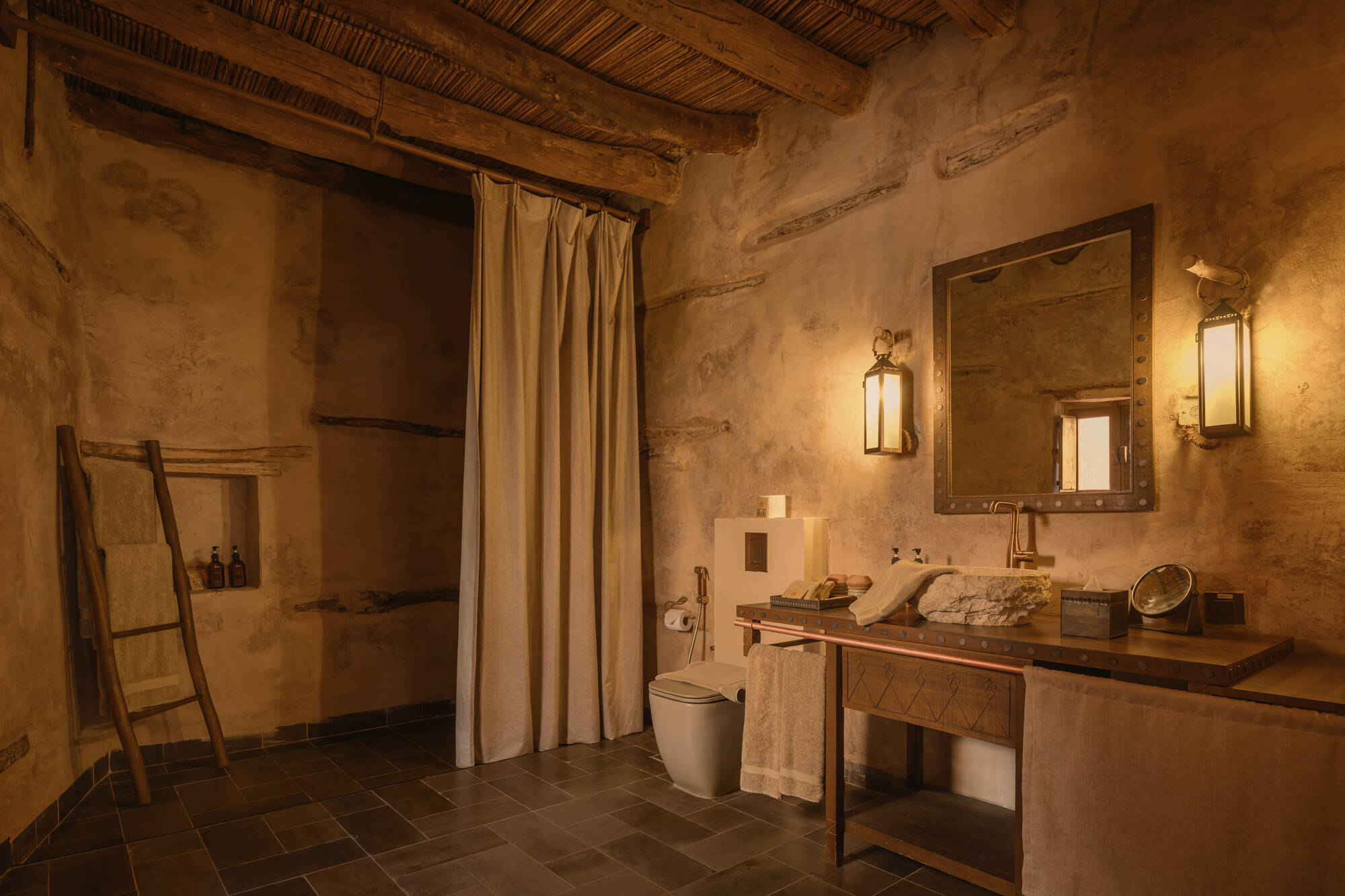 Dar Tantora The House Hotel in AlUla: Badezimmer
