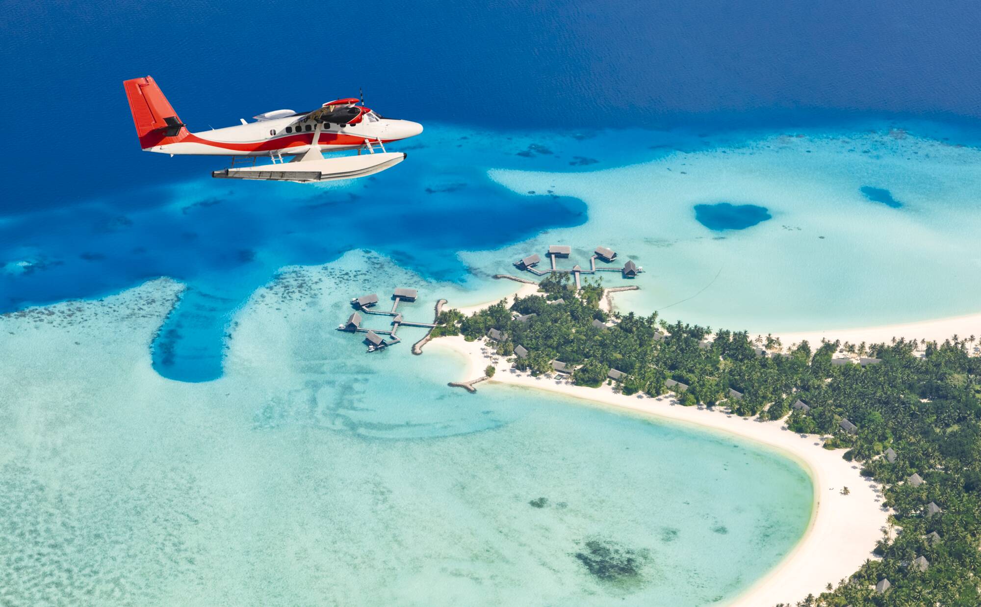 Königsstädte & Korallen ab Colombo: Malediven Insel Wasserflugzeug
