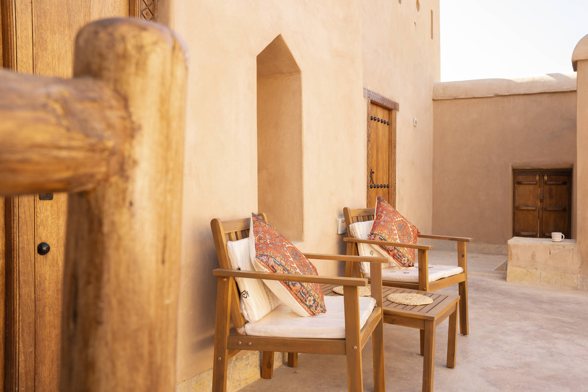 Nomad Inn Nizwa in Gebirge: Lobby